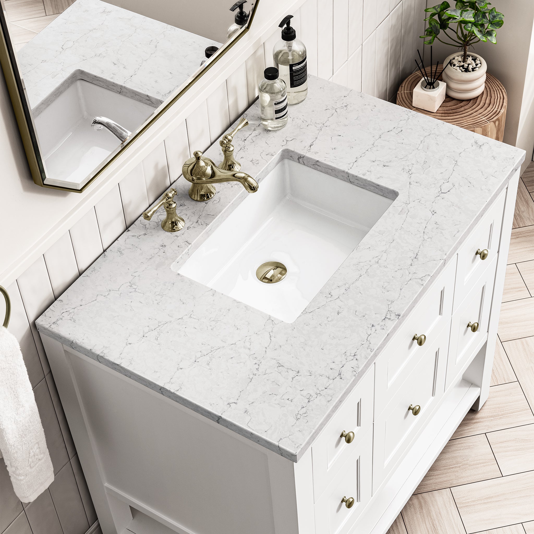 arctic fall top vanity