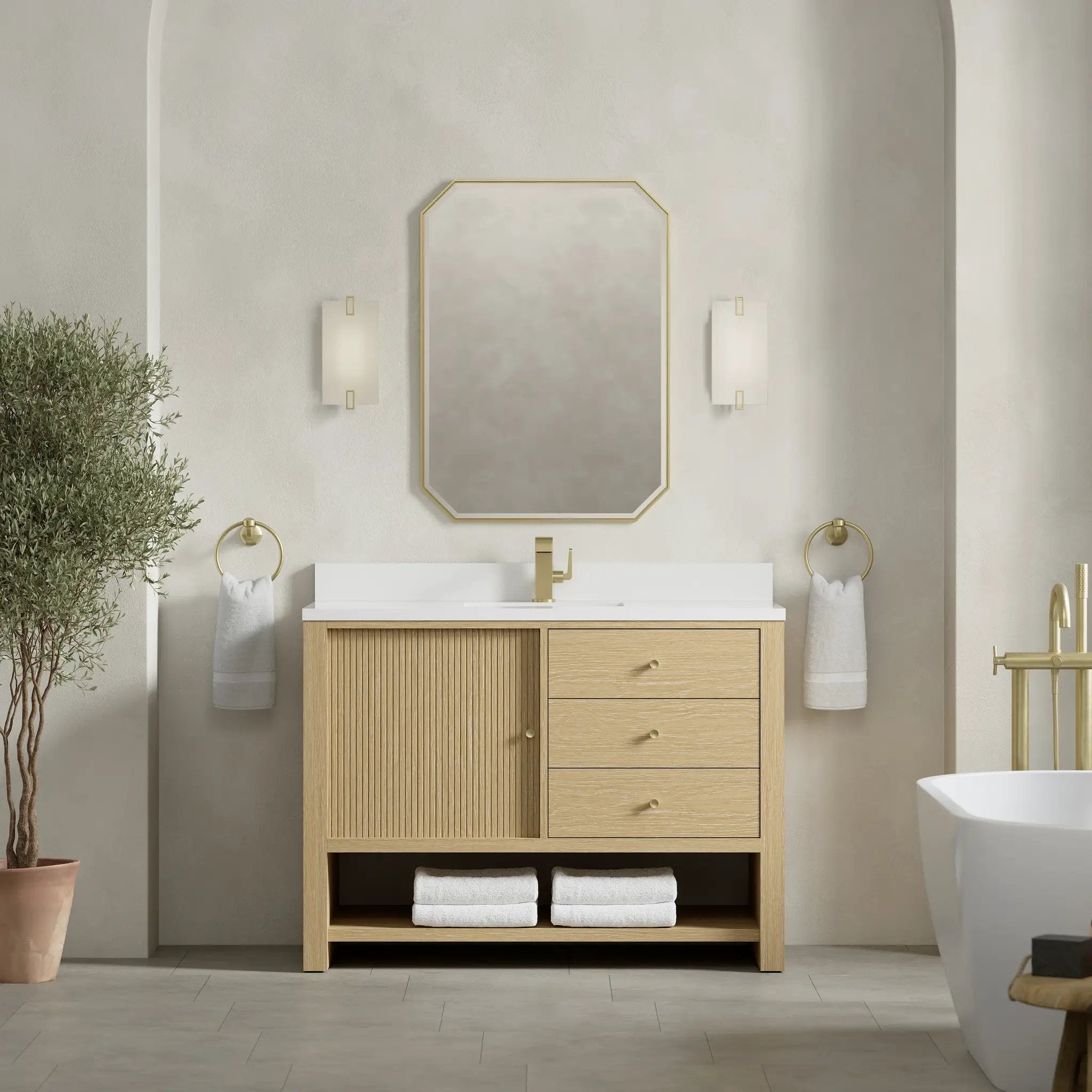 sunwashed oak vanity