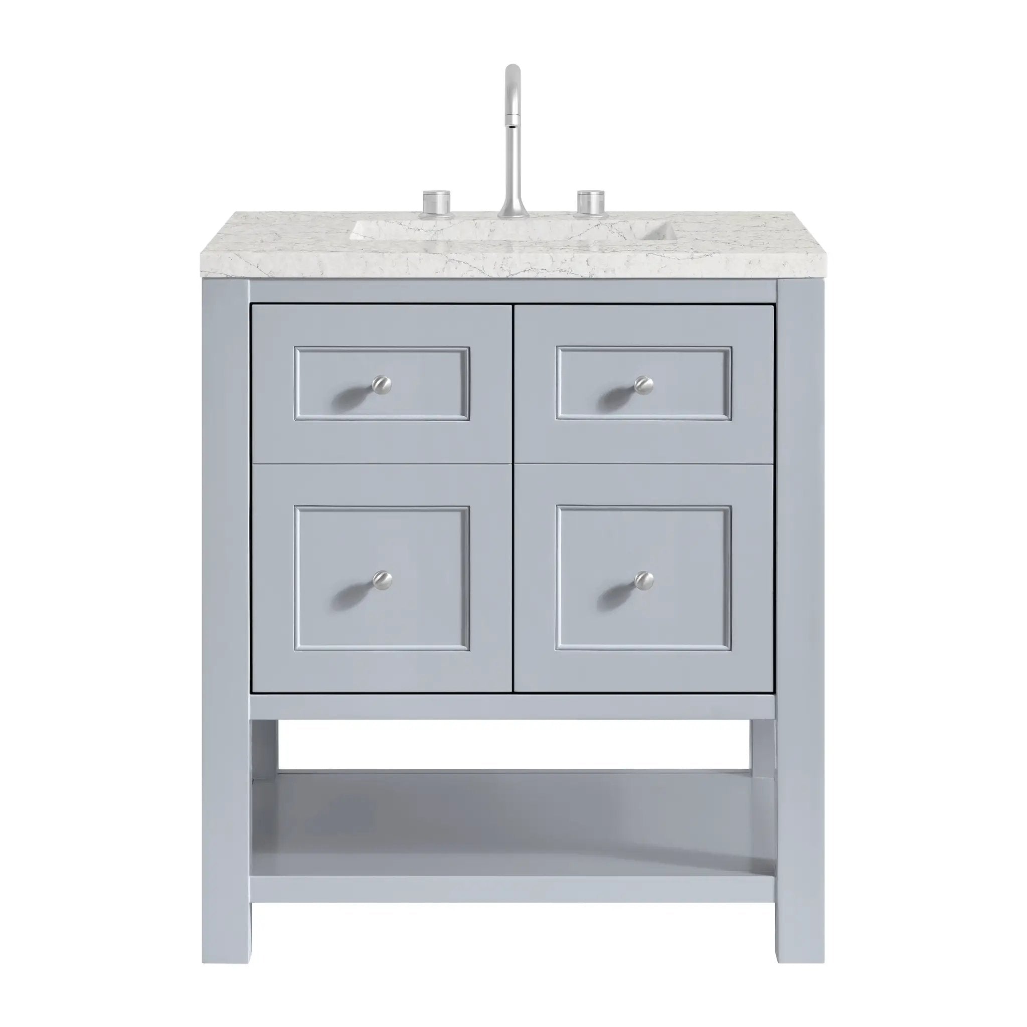 James Martin Breckenridge 30" Single Vanity Set - Serenity Blue by James Martin Vanities