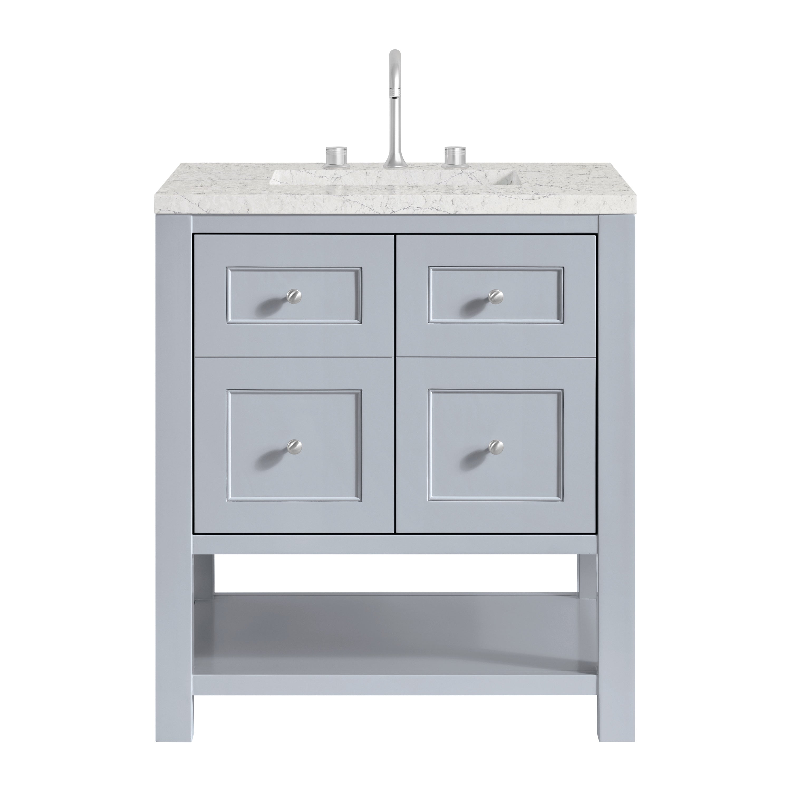 James Martin Vanities Breckenridge 30" Single Vanity - Serenity Blue