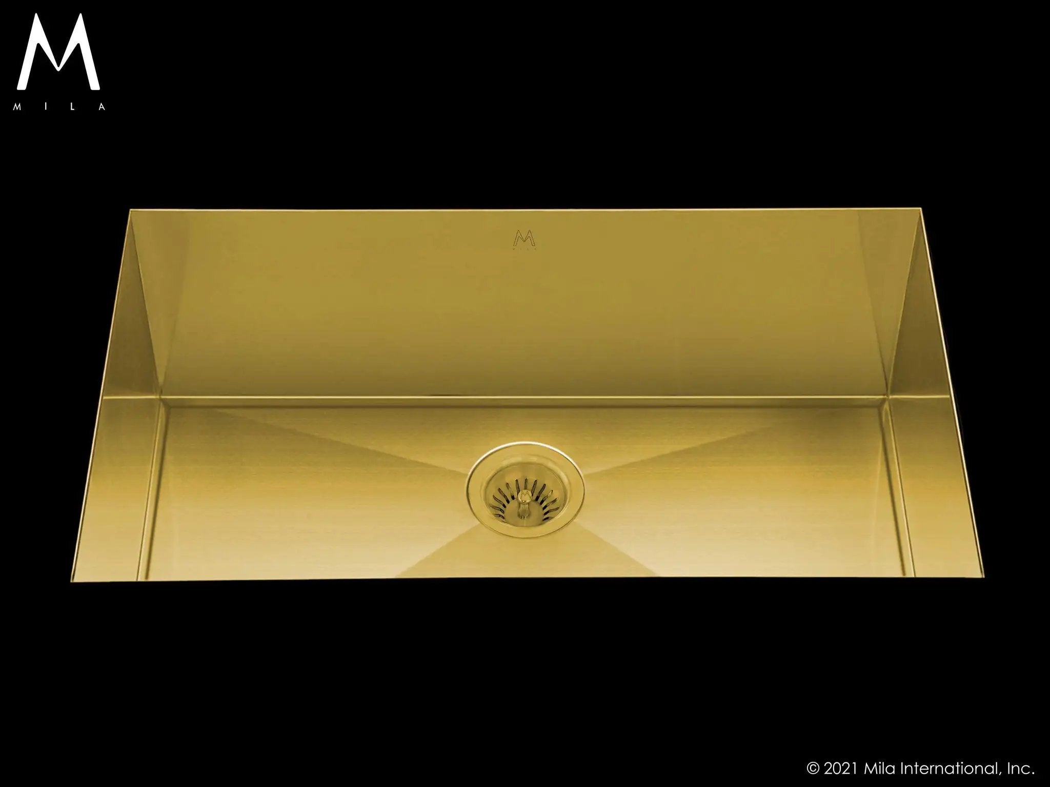 MILA ORION Single Bowl Under Mount 34 x 18.5 Kitchen Sink by Mila International