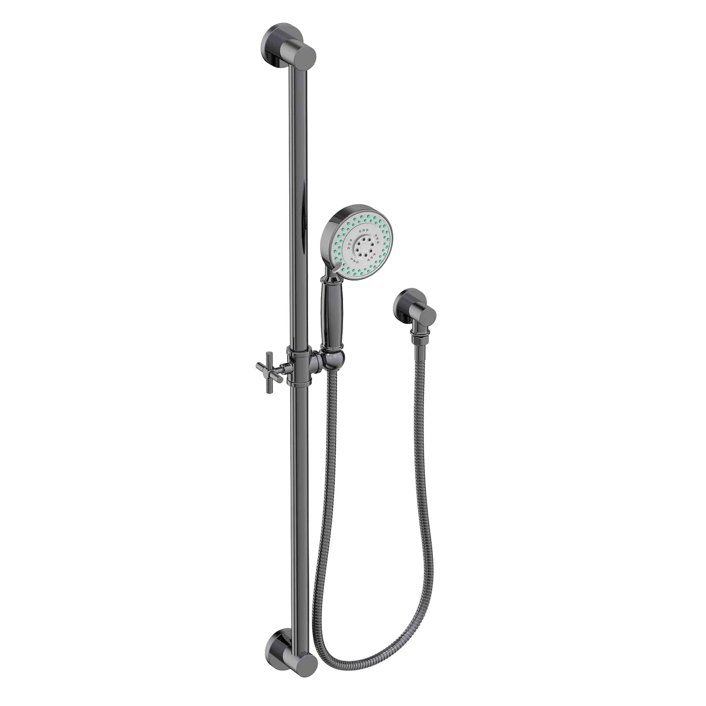 Newport Brass Tub & Shower Slide Bar with Multifunction Hand Shower Set