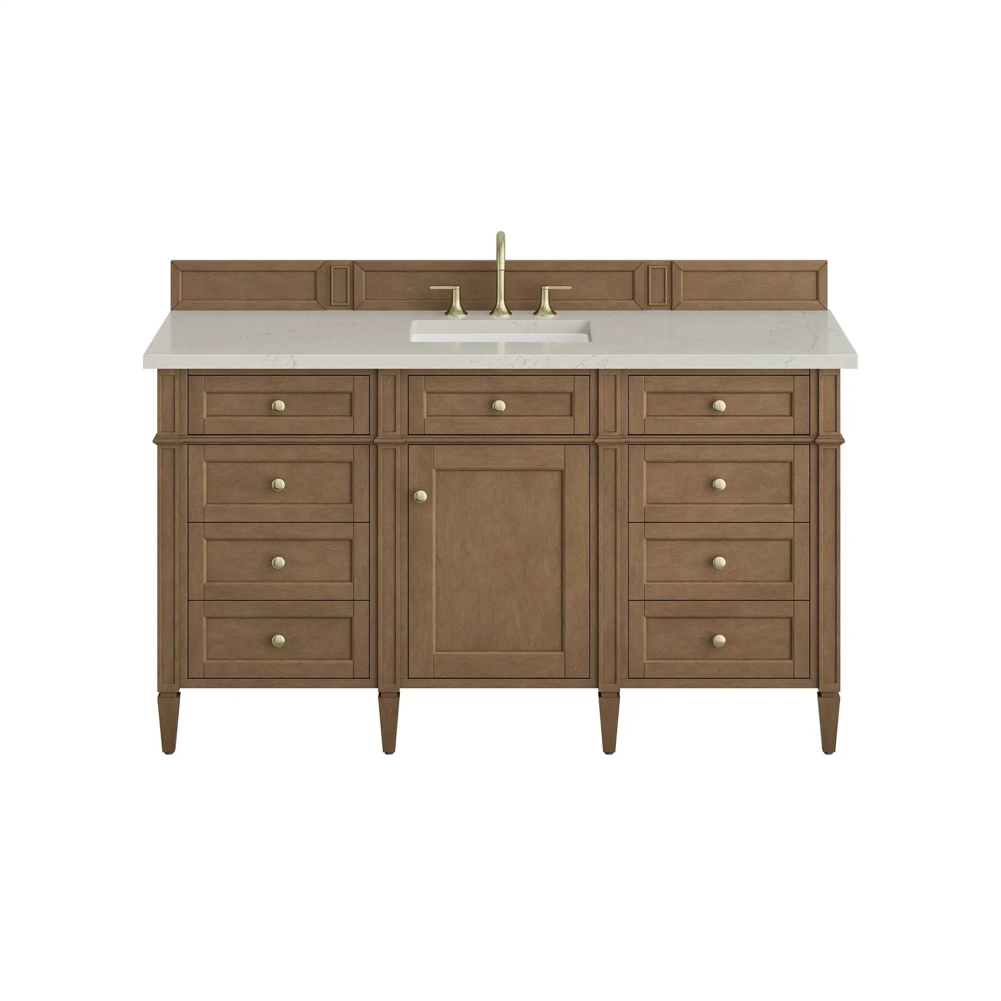 James Martin Brittany 60" Single Vanity Set - Pecan by James Martin Vanities