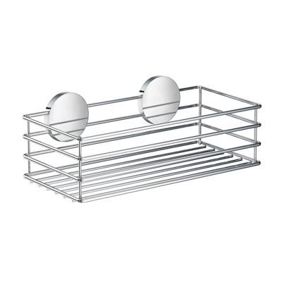 chromed stainless steel shower basket