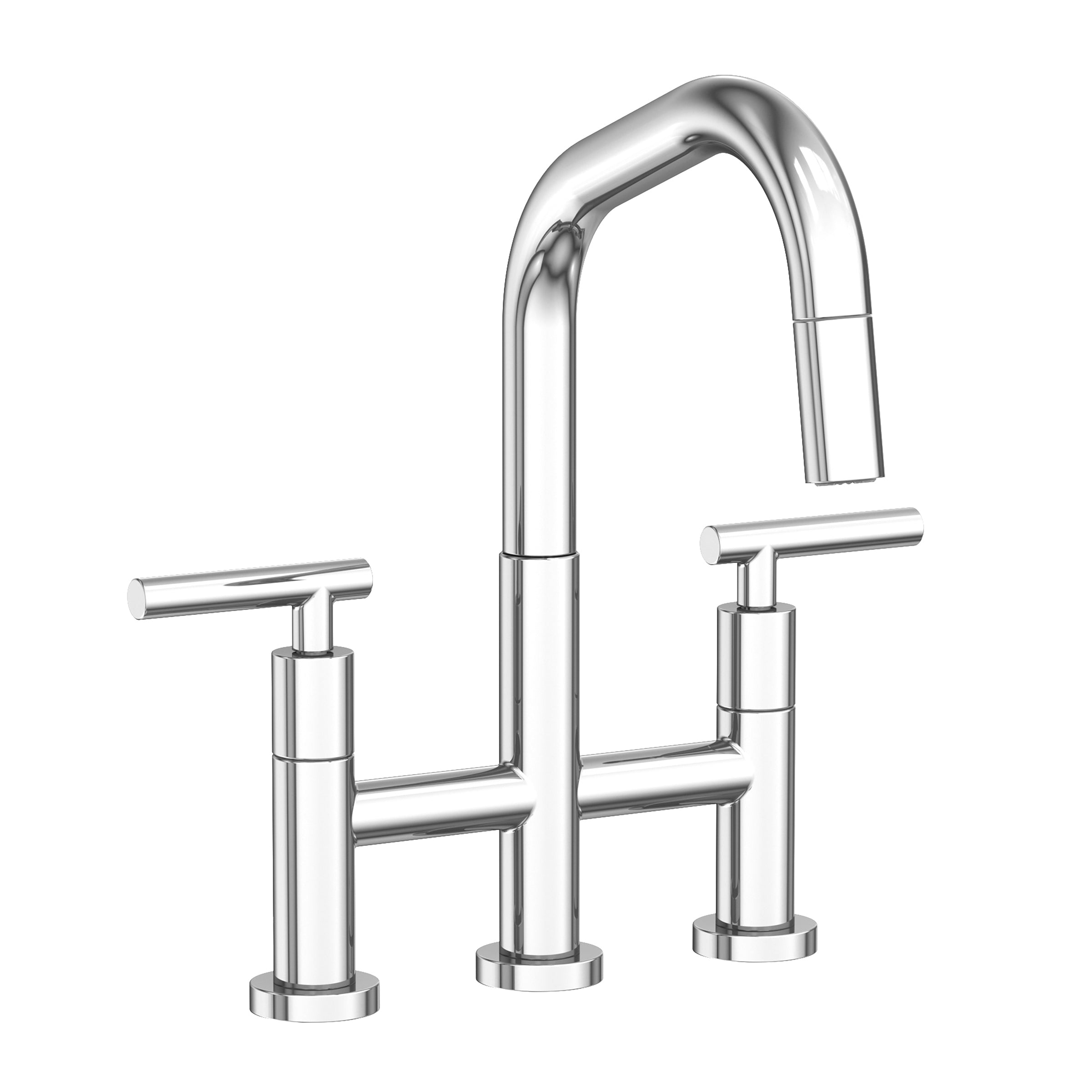 polished chrome faucet