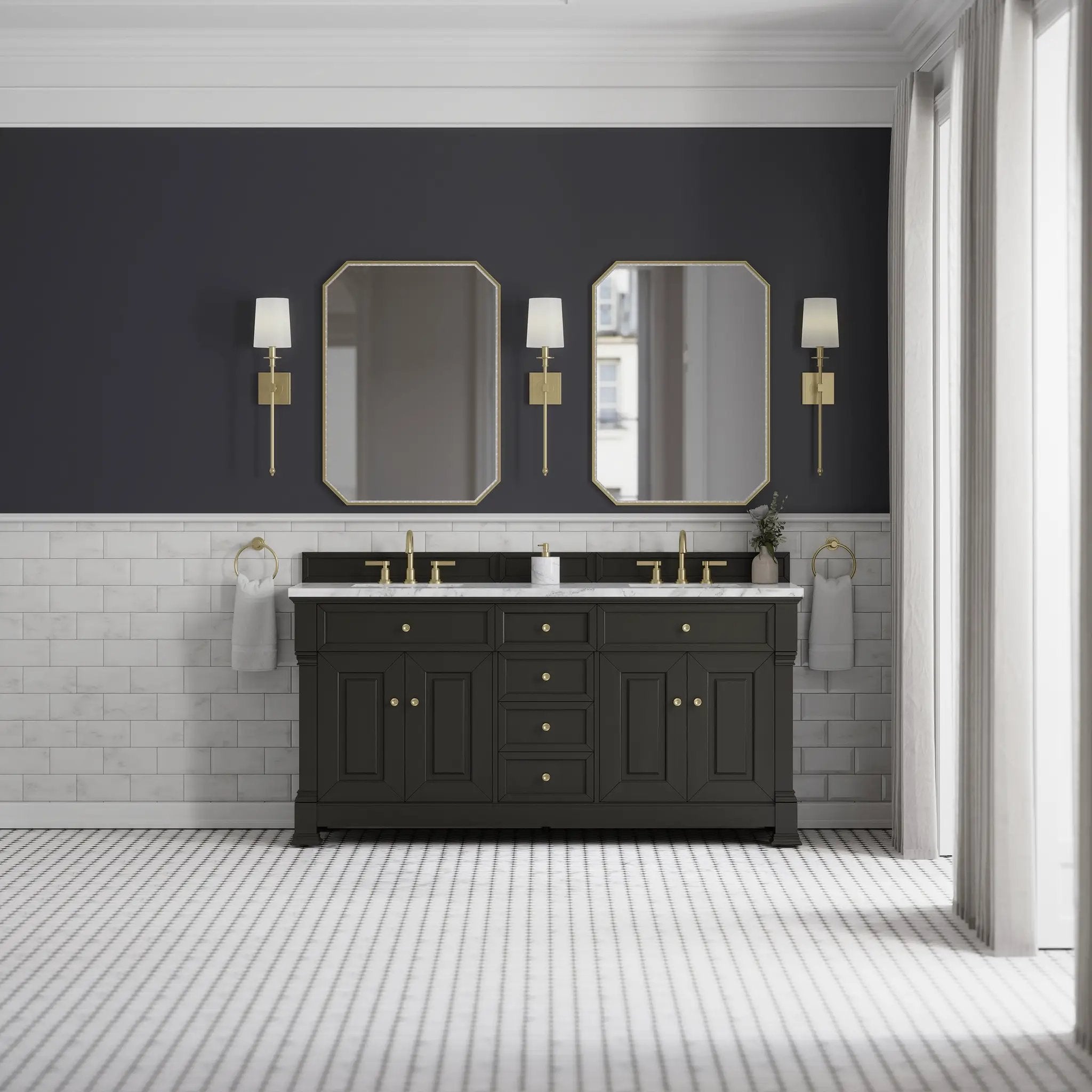 black onyx vanity