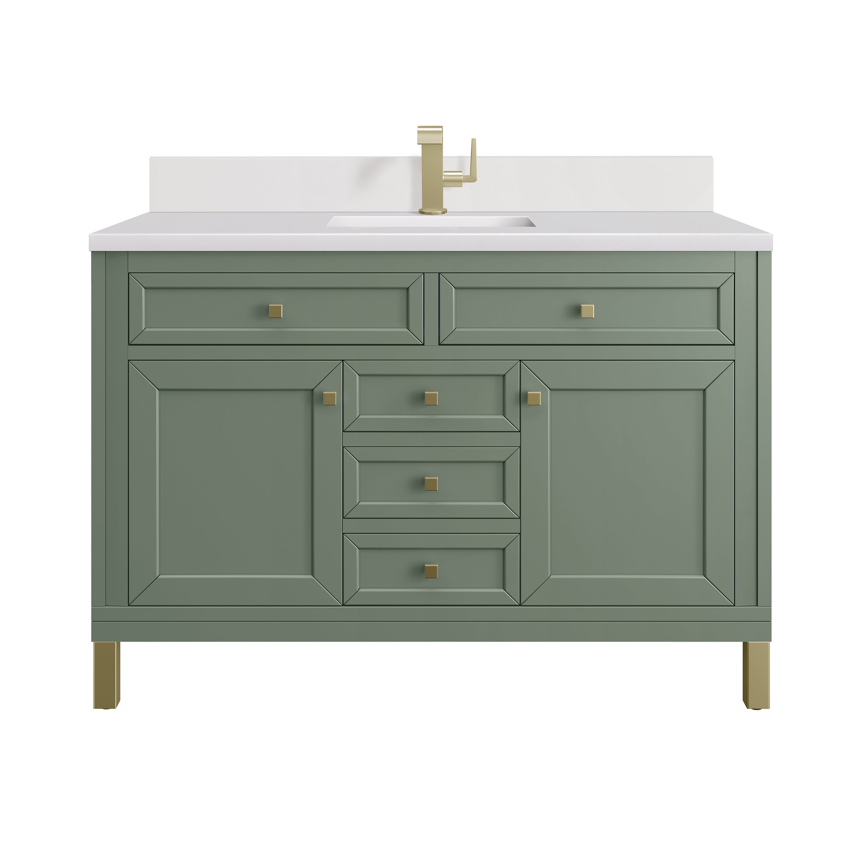 James Martin Vanities Chicago 48" Single Vanity - Smokey Celadon