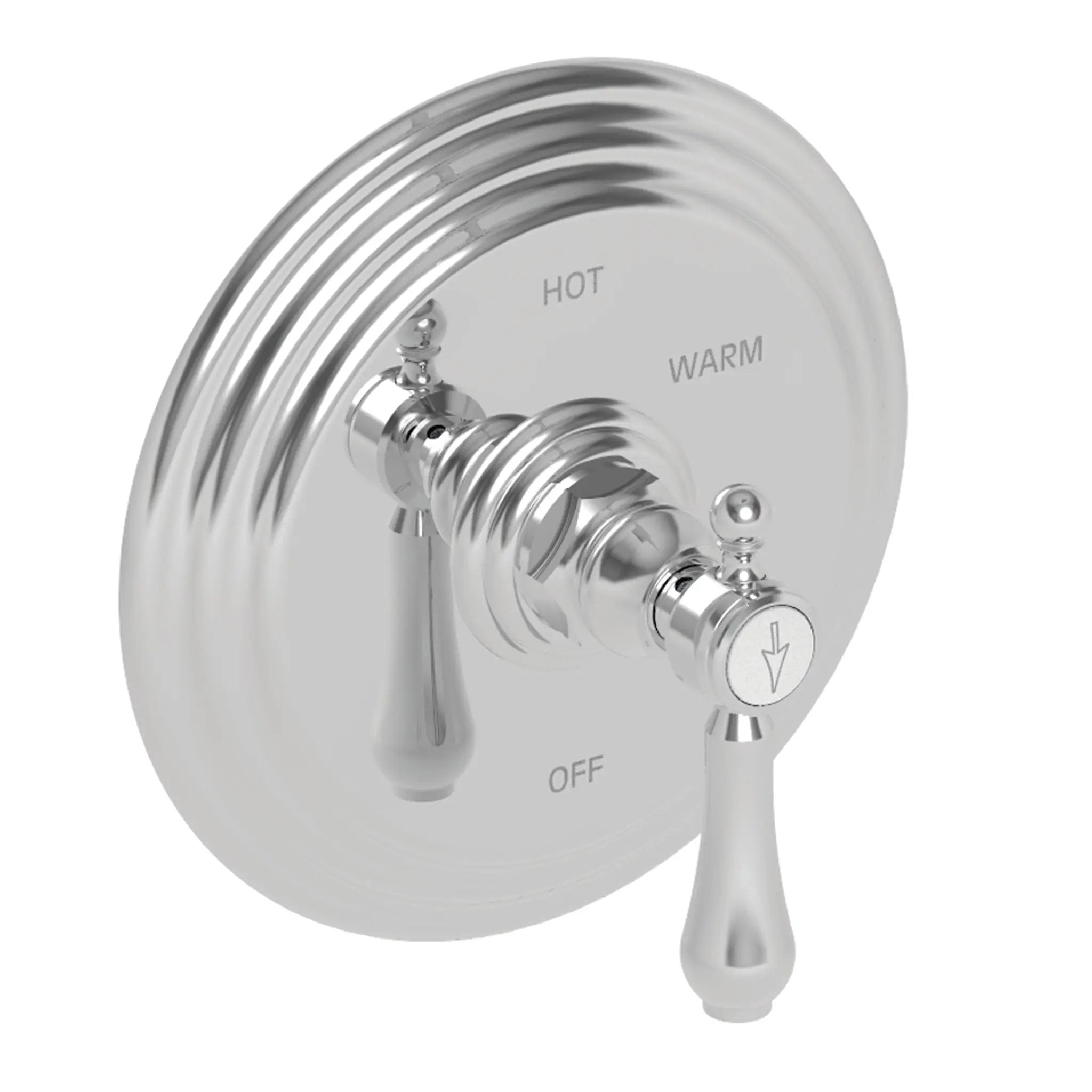 polished chrome trim plate