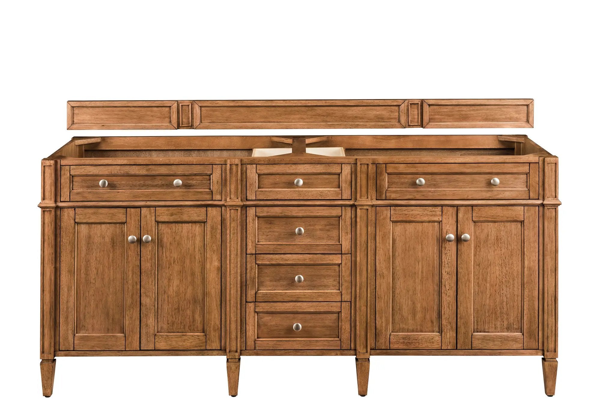 saddle brown vanity