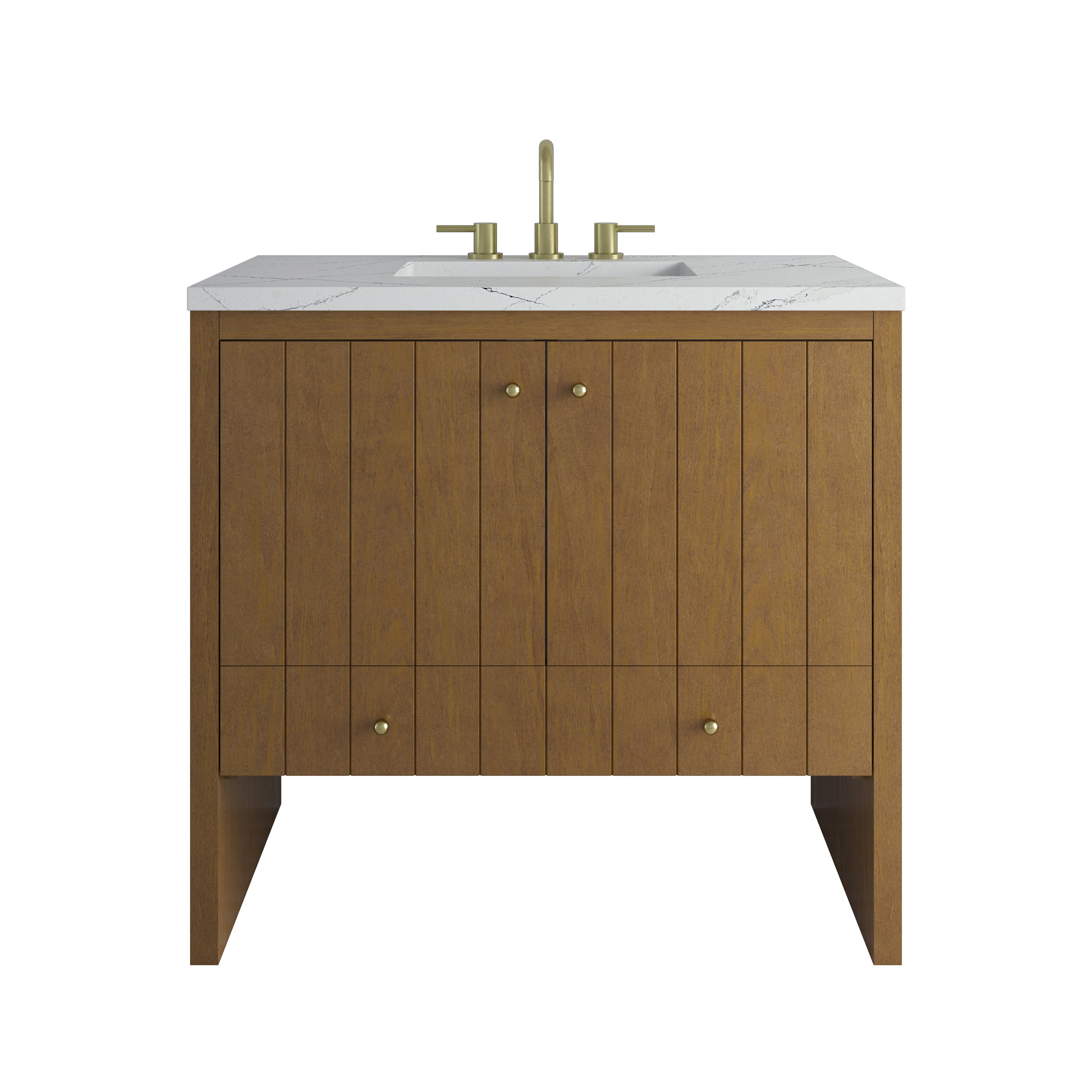 James Martin Hudson 36" Single Vanity Set - Honey Oak by James Martin Vanities