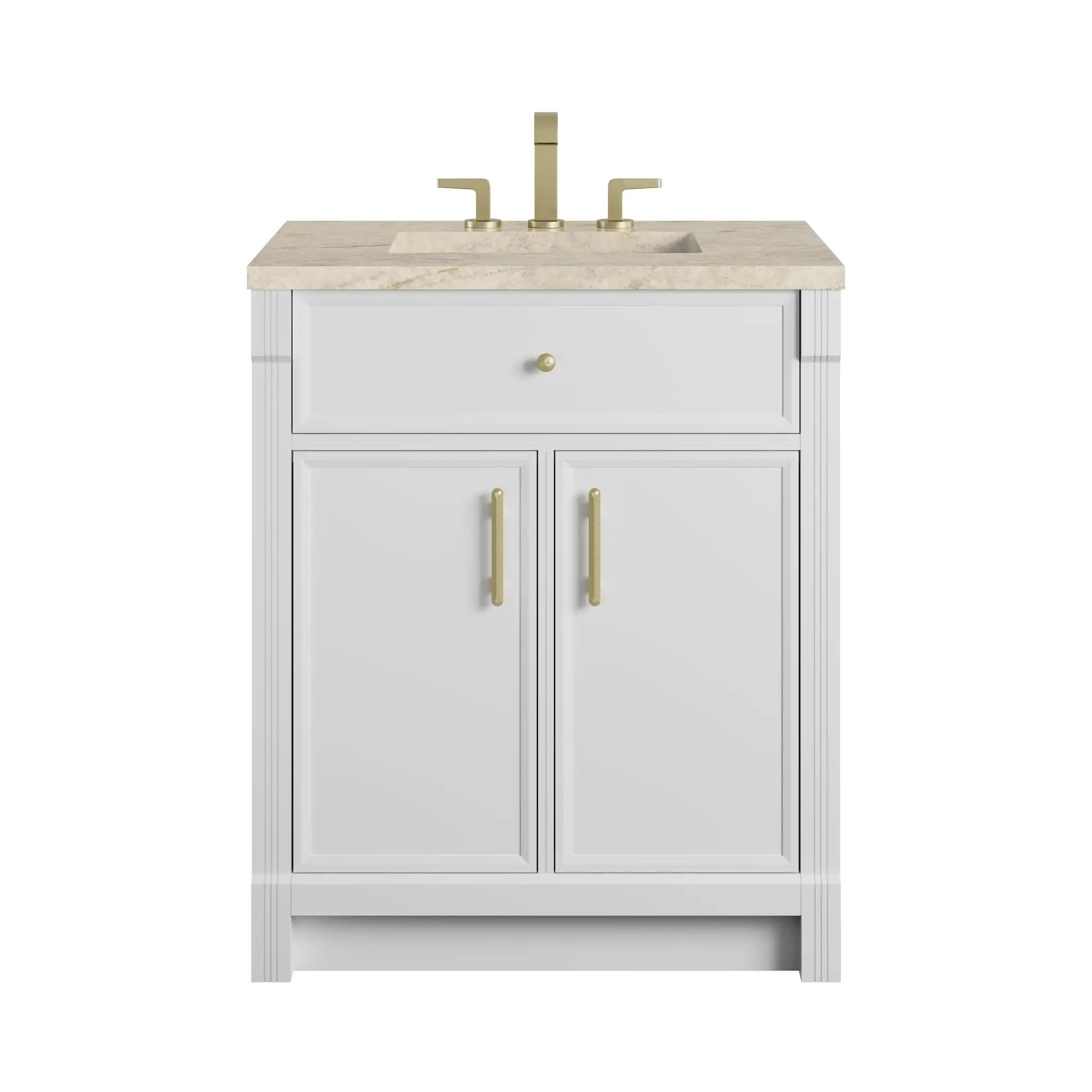 James Martin Bellshire 30" Single Vanity Set - Bright White by James Martin Vanities