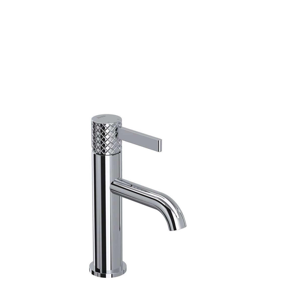 polished chrome bathroom faucet