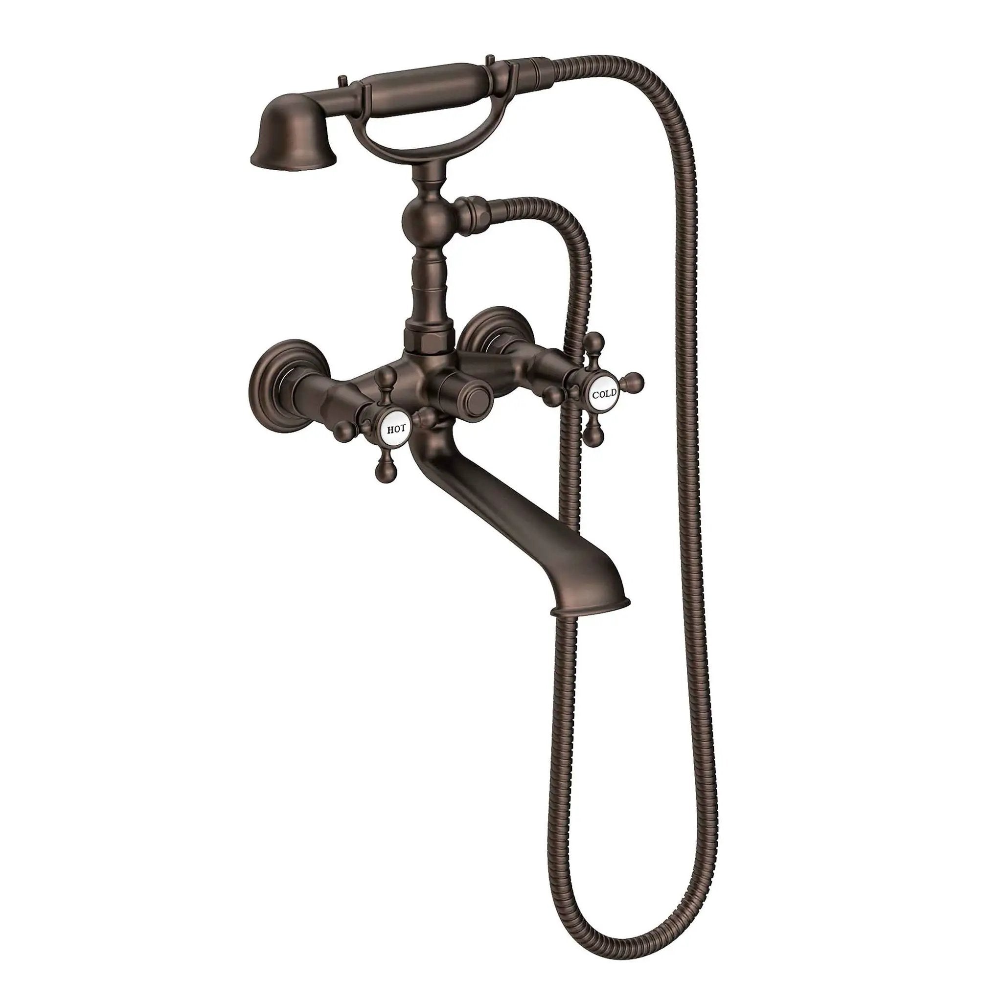 Newport Brass Chesterfield Exposed Tub & Hand Shower Set - Wall Mount by Newport Brass