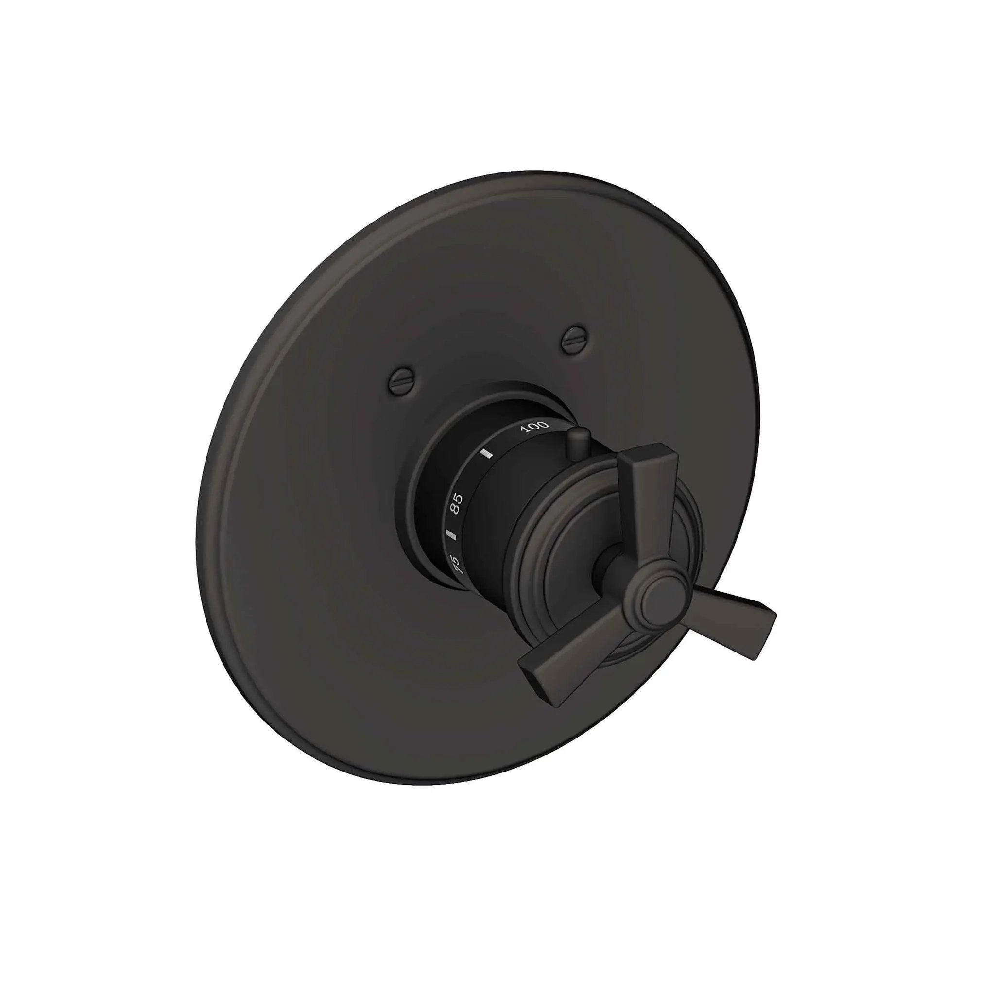 Newport Brass Miro 3/4" Round Thermostatic Trim Plate with Handle by Newport Brass