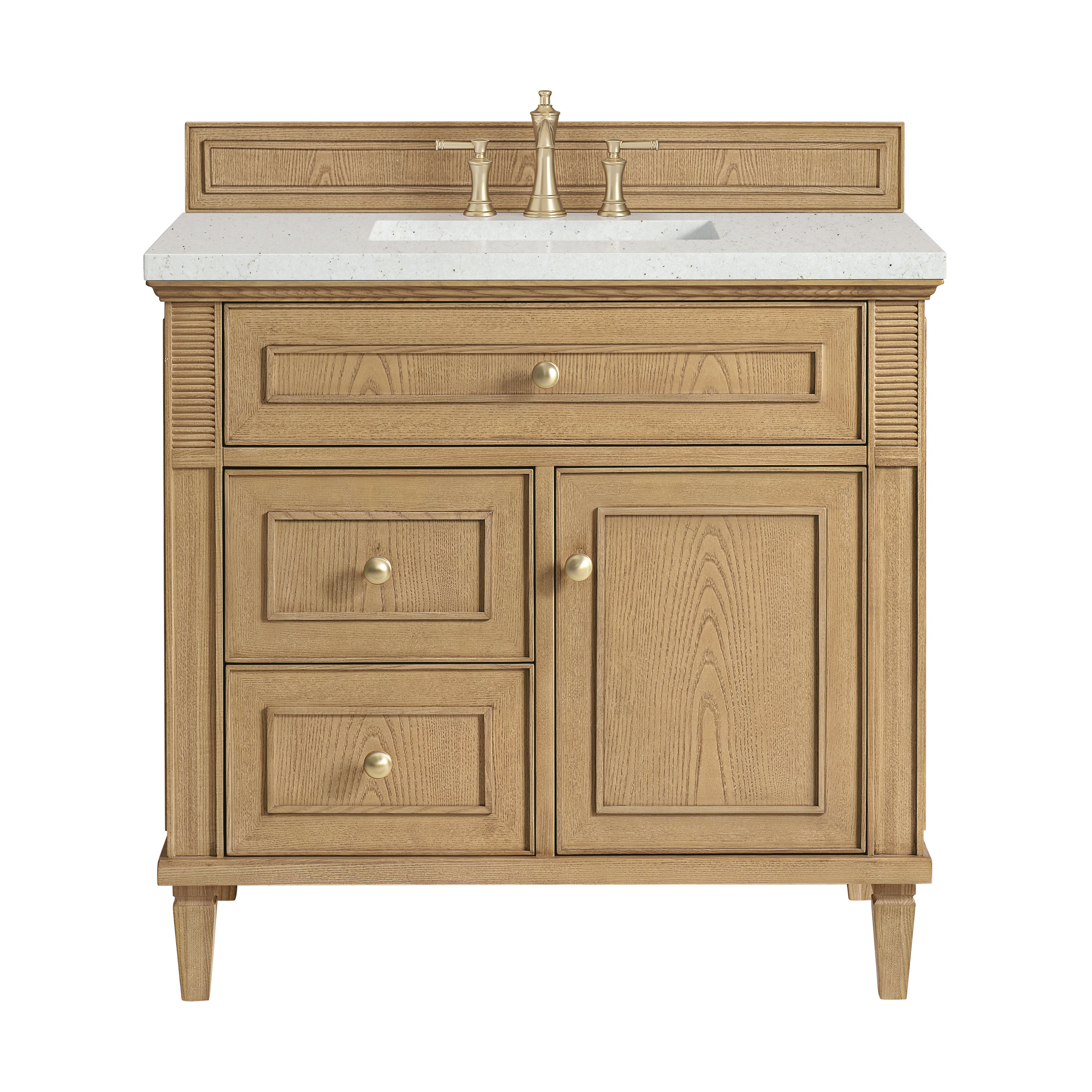 James Martin Vanities Lorelai 36" Single Vanity - Light Natural Oak