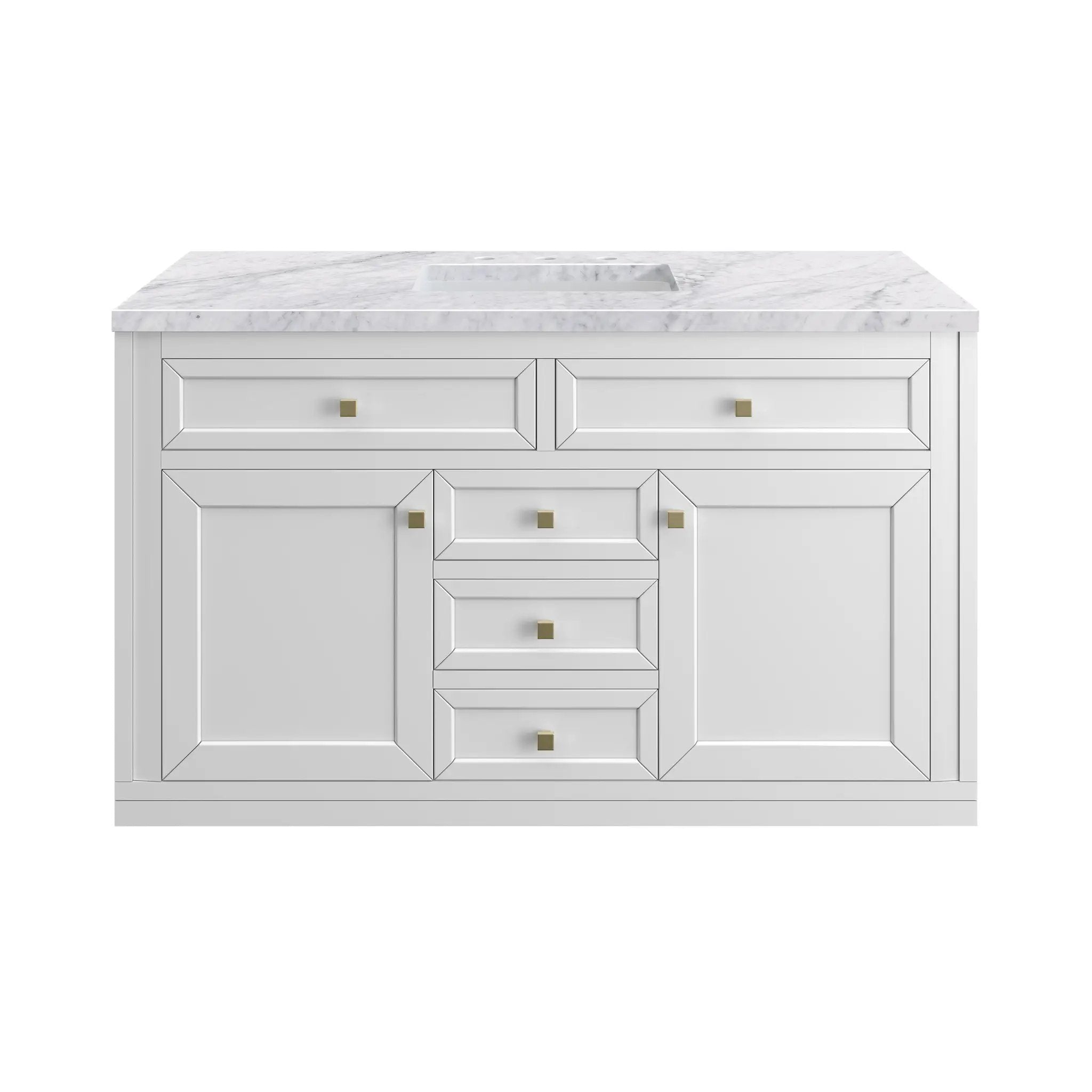 James Martin Chicago 48" Single Vanity Set - Glossy White by James Martin Vanities