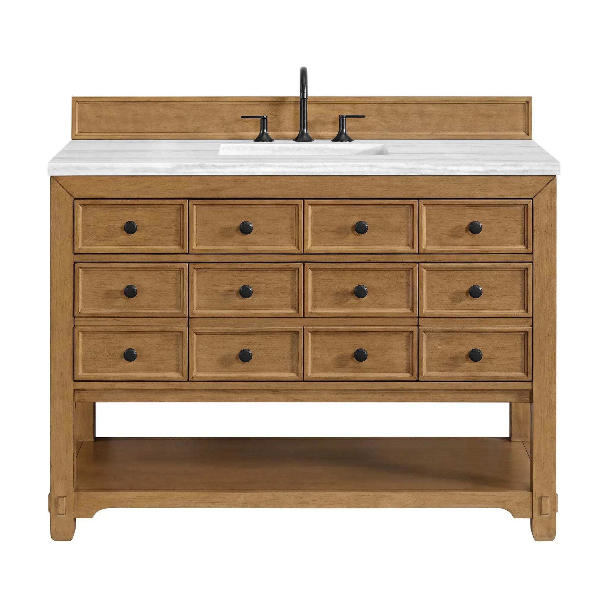James Martin Malibu 48" Single Vanity Set - Amber Birch by James Martin Vanities