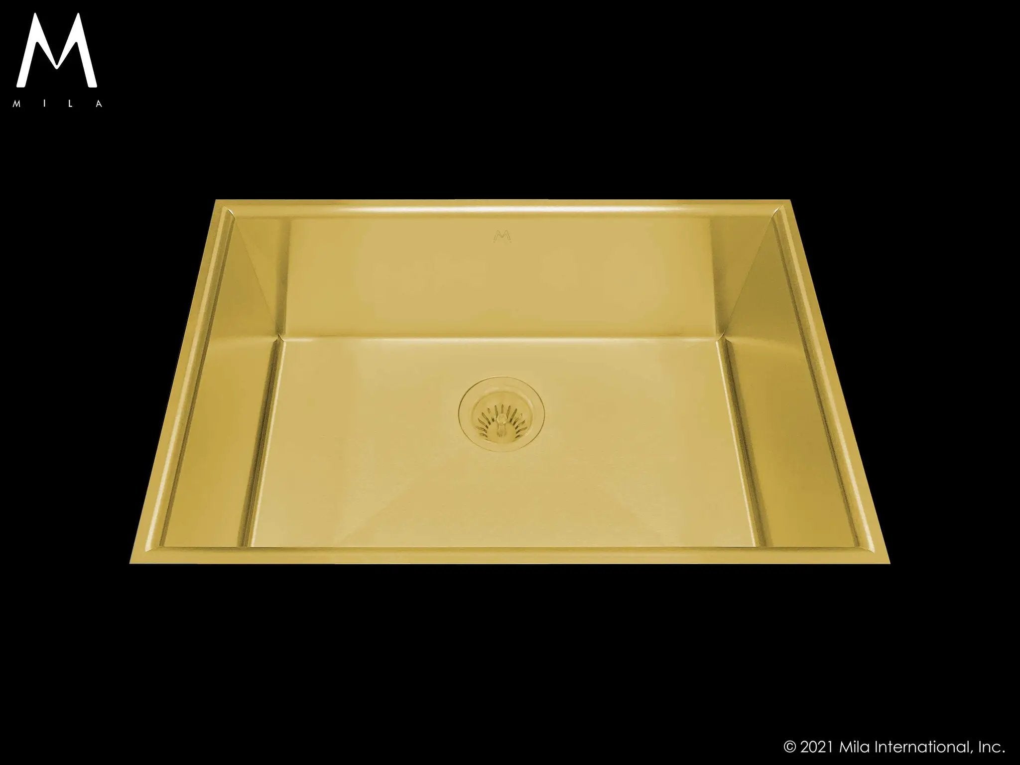 MILA ARC Low Profile Single Bowl Flush-Mount 28.5 x 18 Kitchen Sink by Mila International