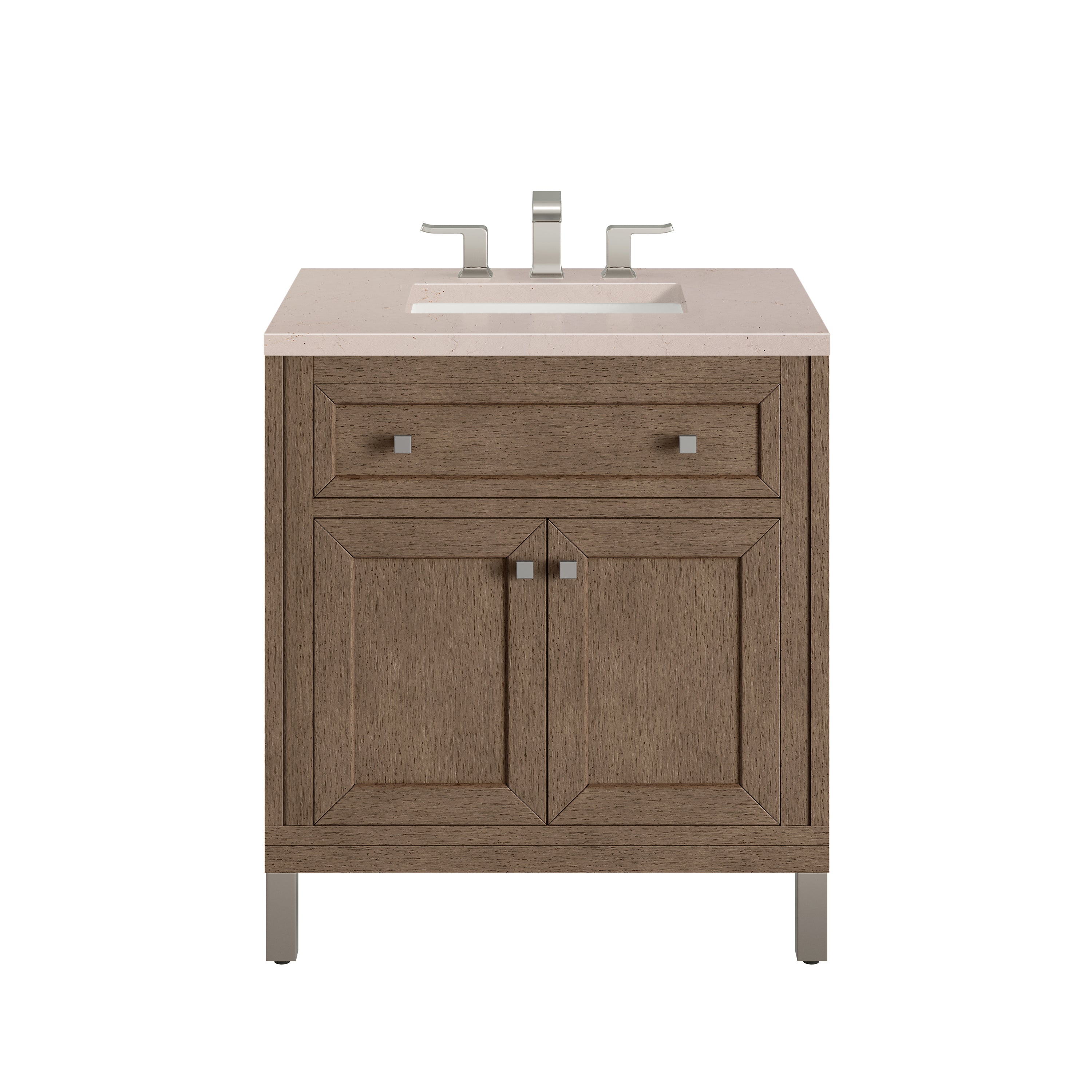 James Martin Vanities Chicago 30" Single Vanity - Whitewashed Walnut