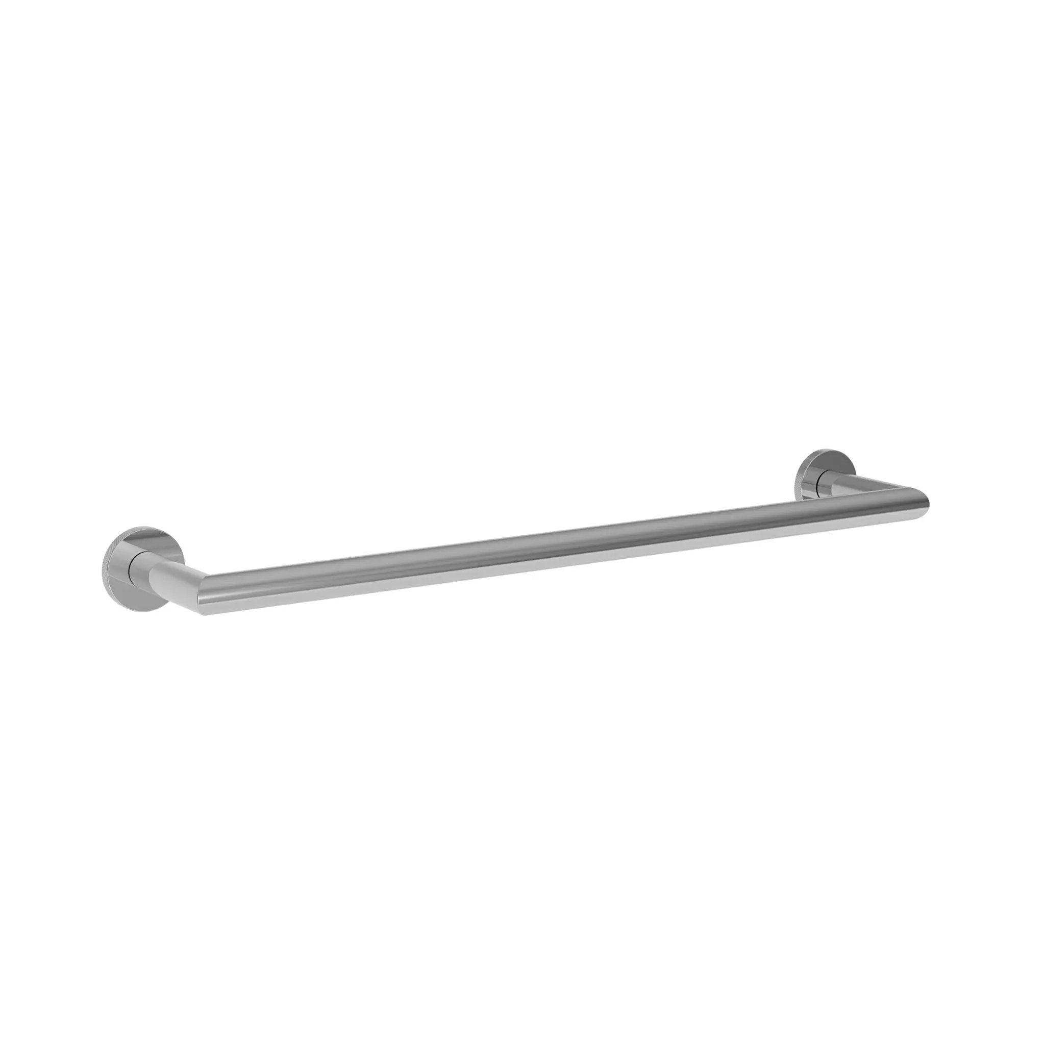 polished chrome towel bar