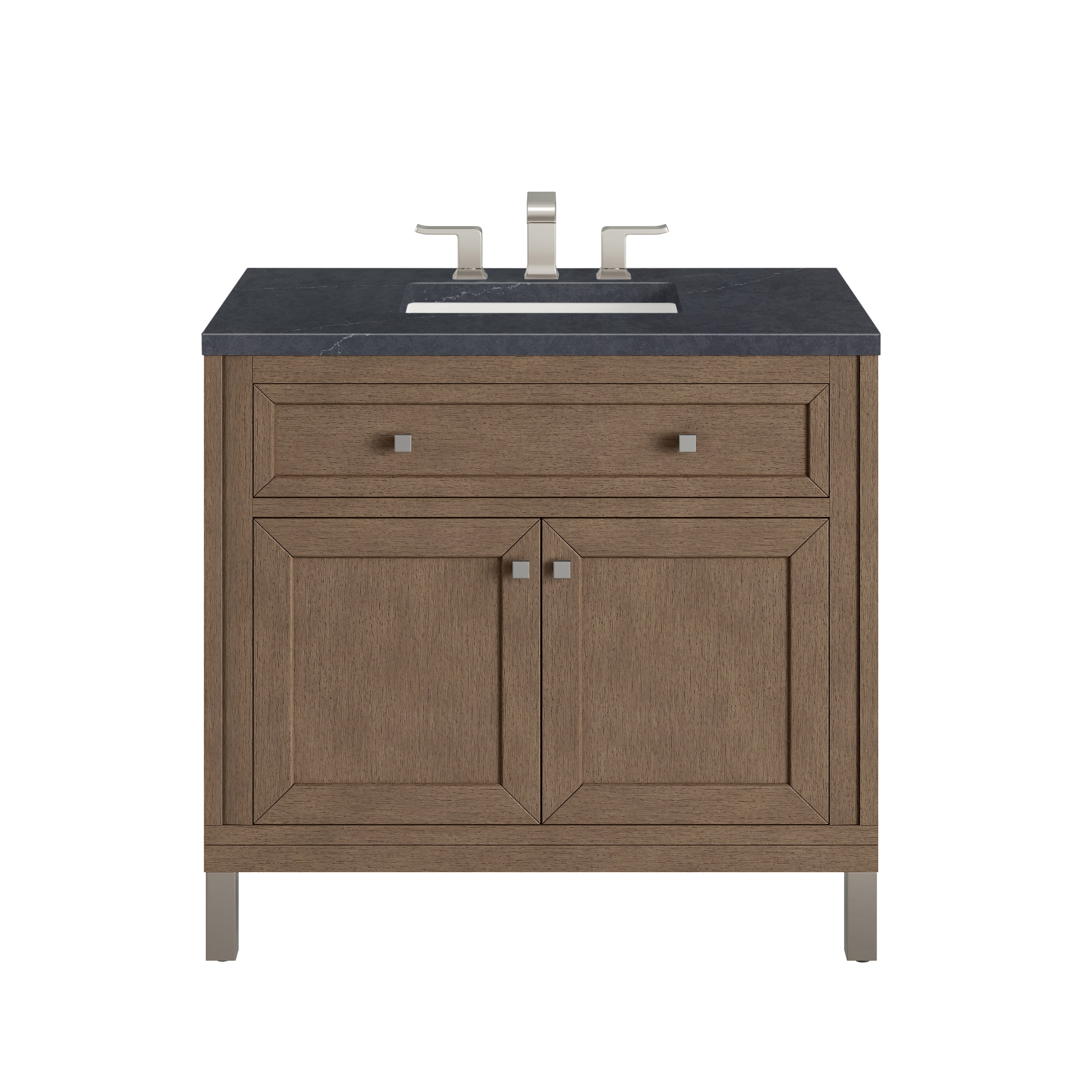 James Martin Vanities Chicago 36" Single Vanity - Whitewashed Walnut