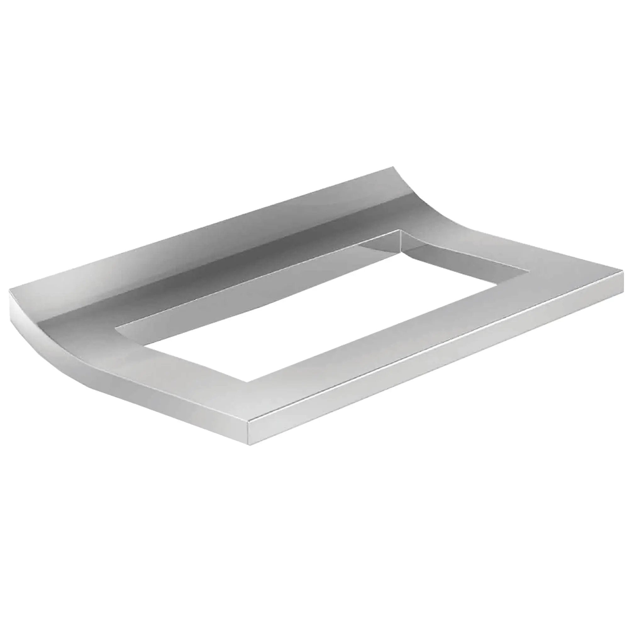 polished chrome towel ring