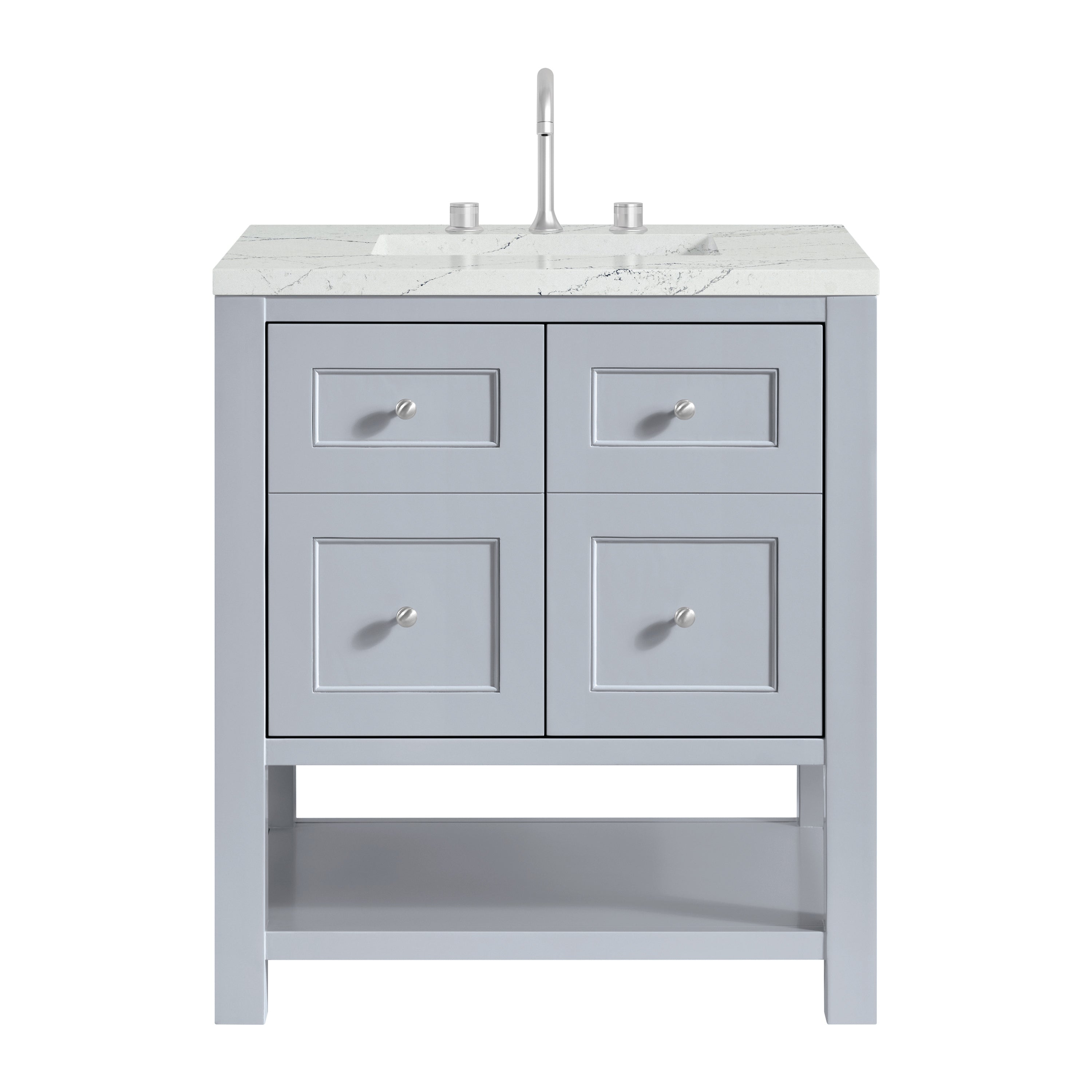 James Martin Vanities Breckenridge 30" Single Vanity - Serenity Blue