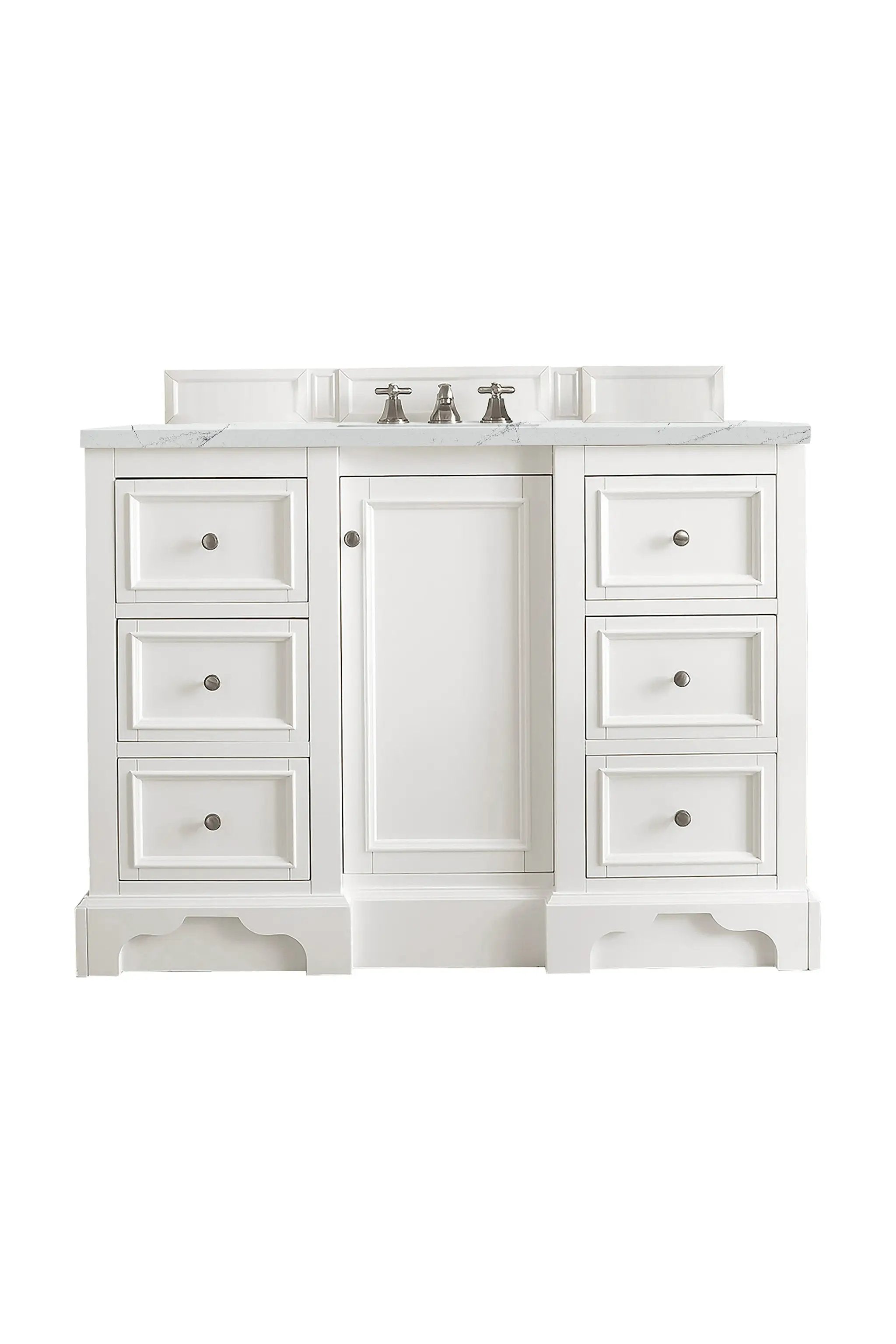 James Martin De Soto 48" Single Vanity Set - Bright White by James Martin Vanities