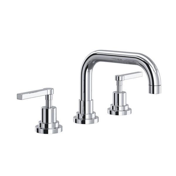 polished chrome bathroom faucet