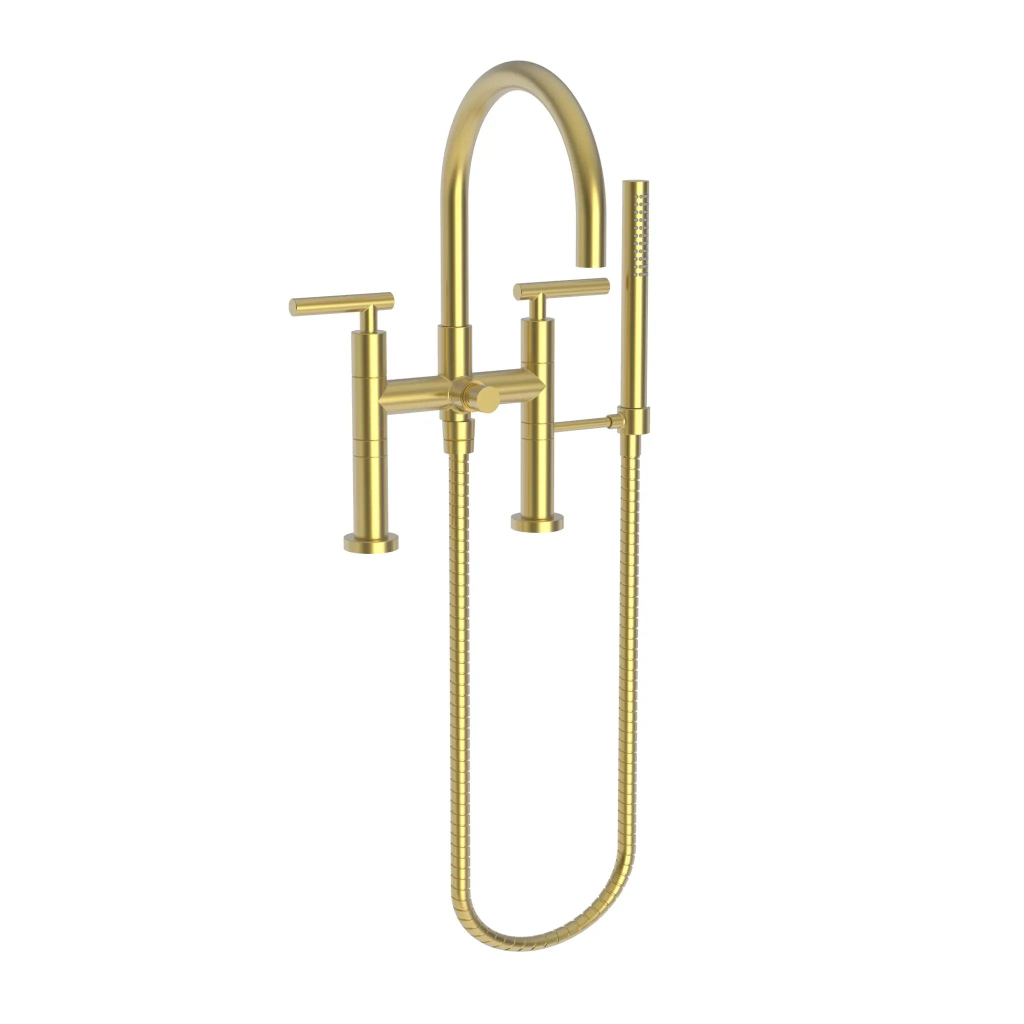 Newport Brass East Linear Exposed Tub & Hand Shower Set - Deck Mount by Newport Brass
