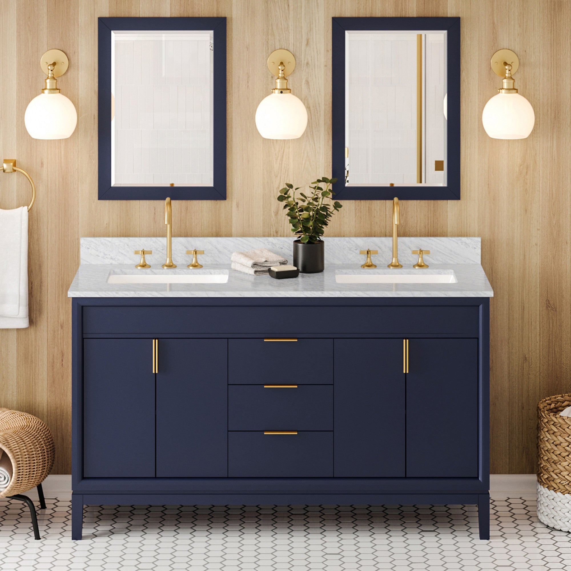 Jeffrey Alexander 60" Theodora Vanity Set