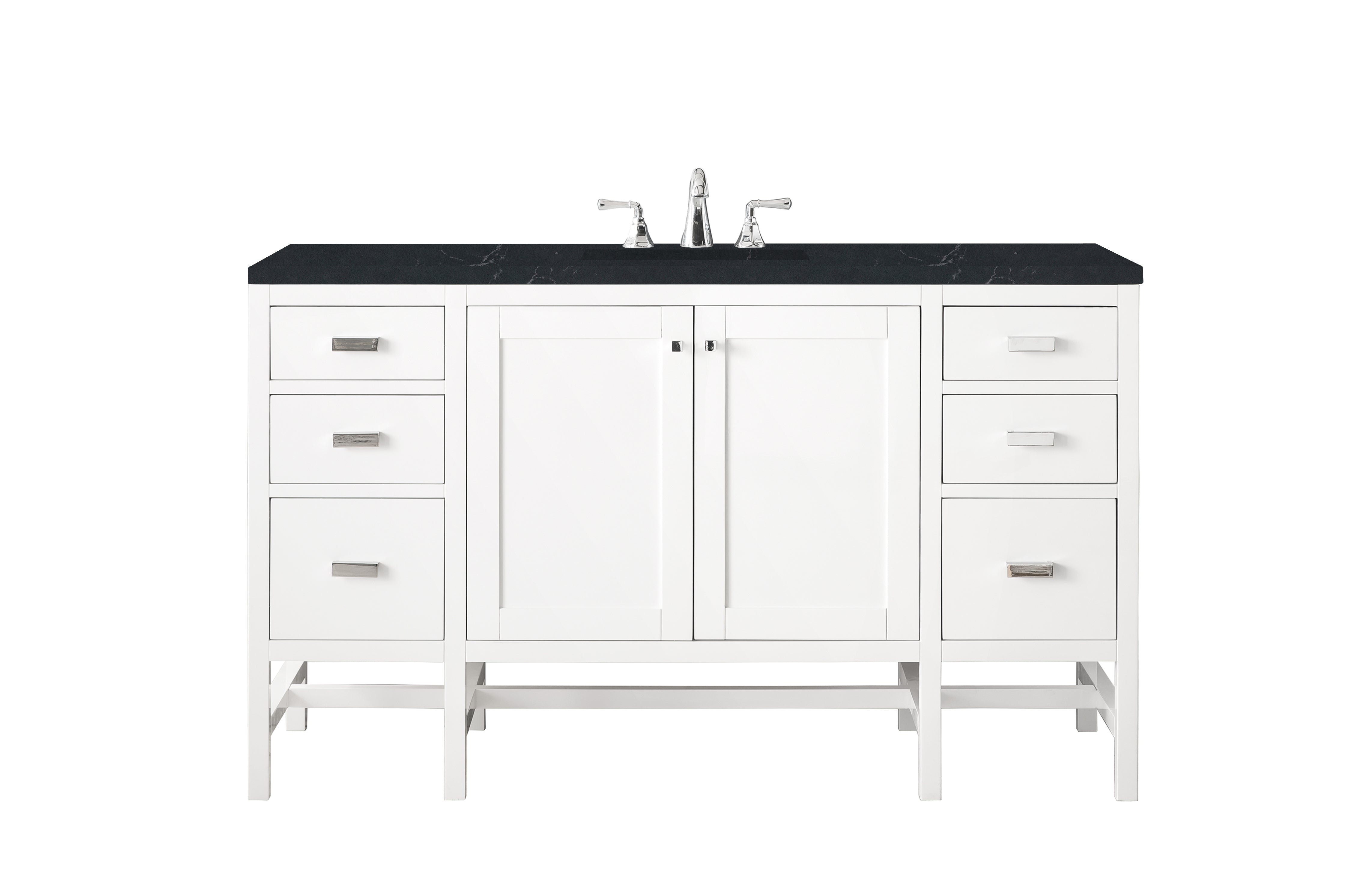 James Martin Vanities Addison 60" Single Vanity - Glossy White