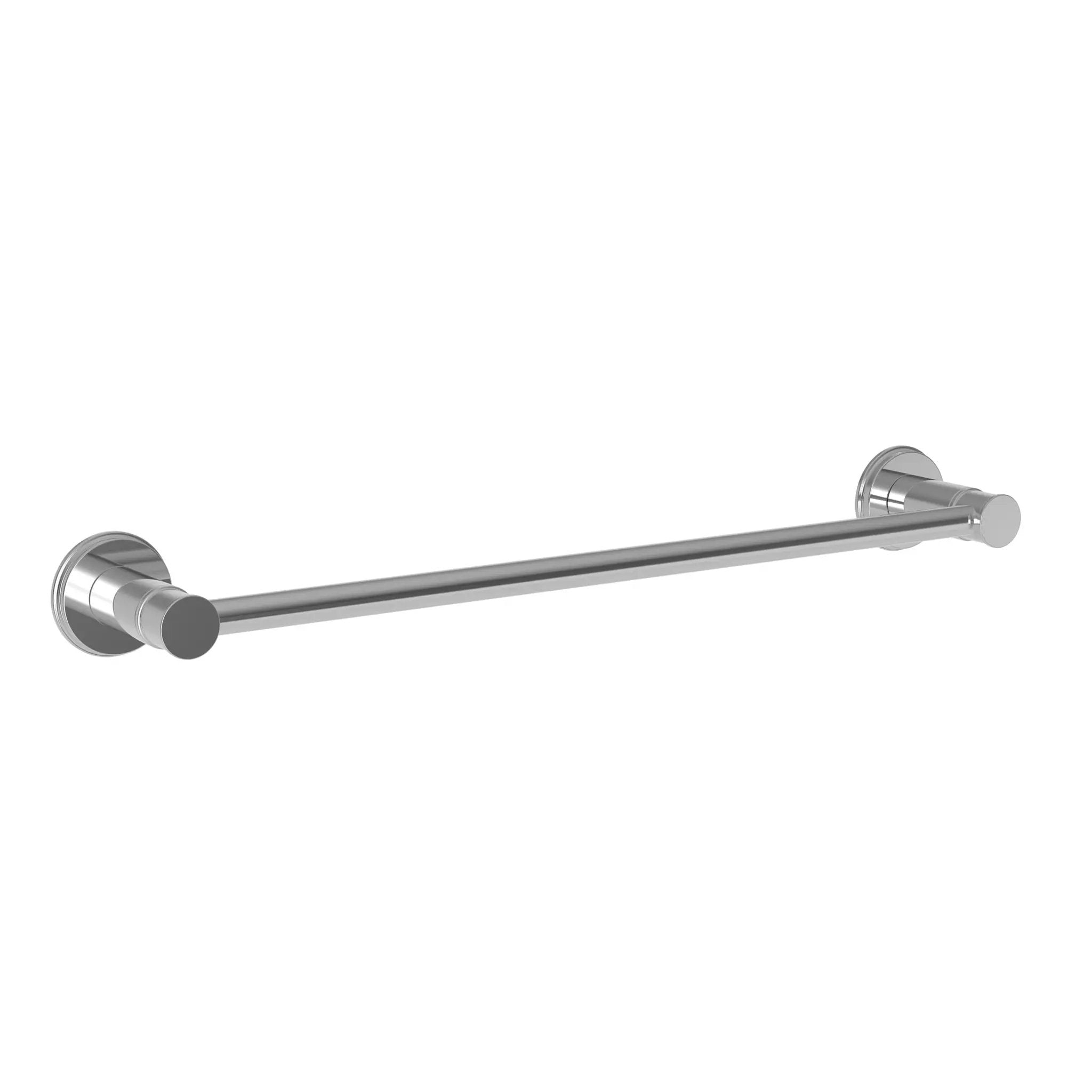 polished chrome towel bar