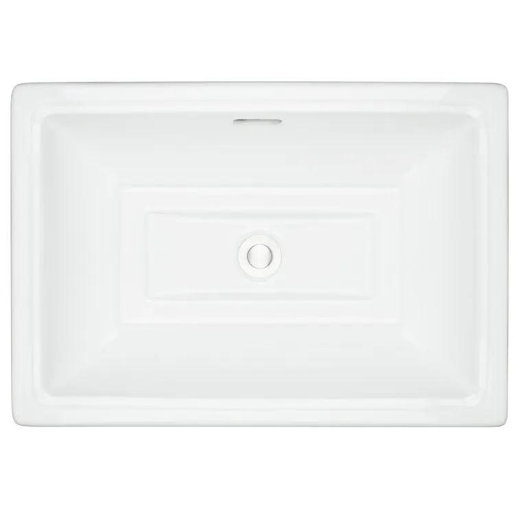 white glaze sink