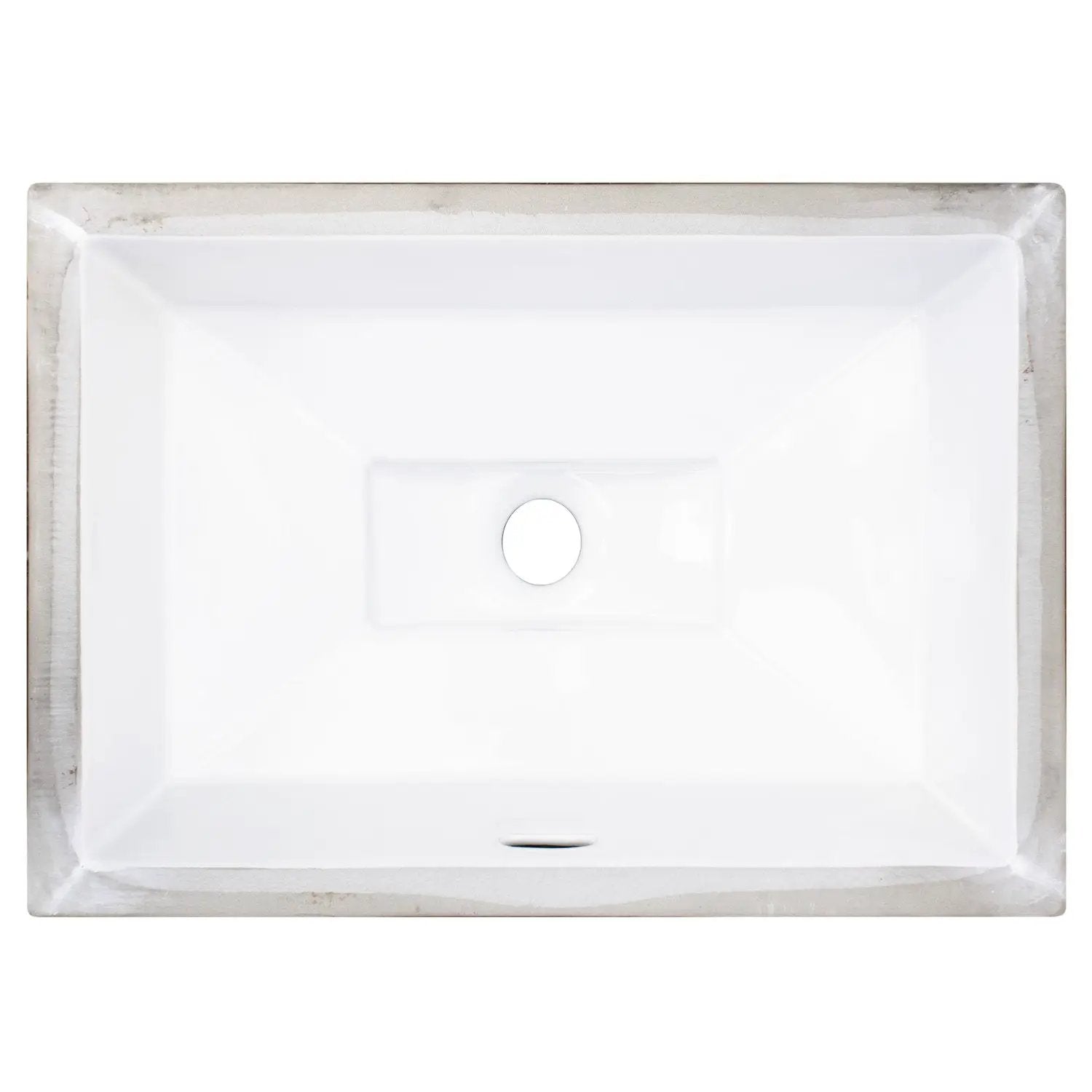 Linkasink Lois White Porcelain Sink 20" - White Marble by Linkasink