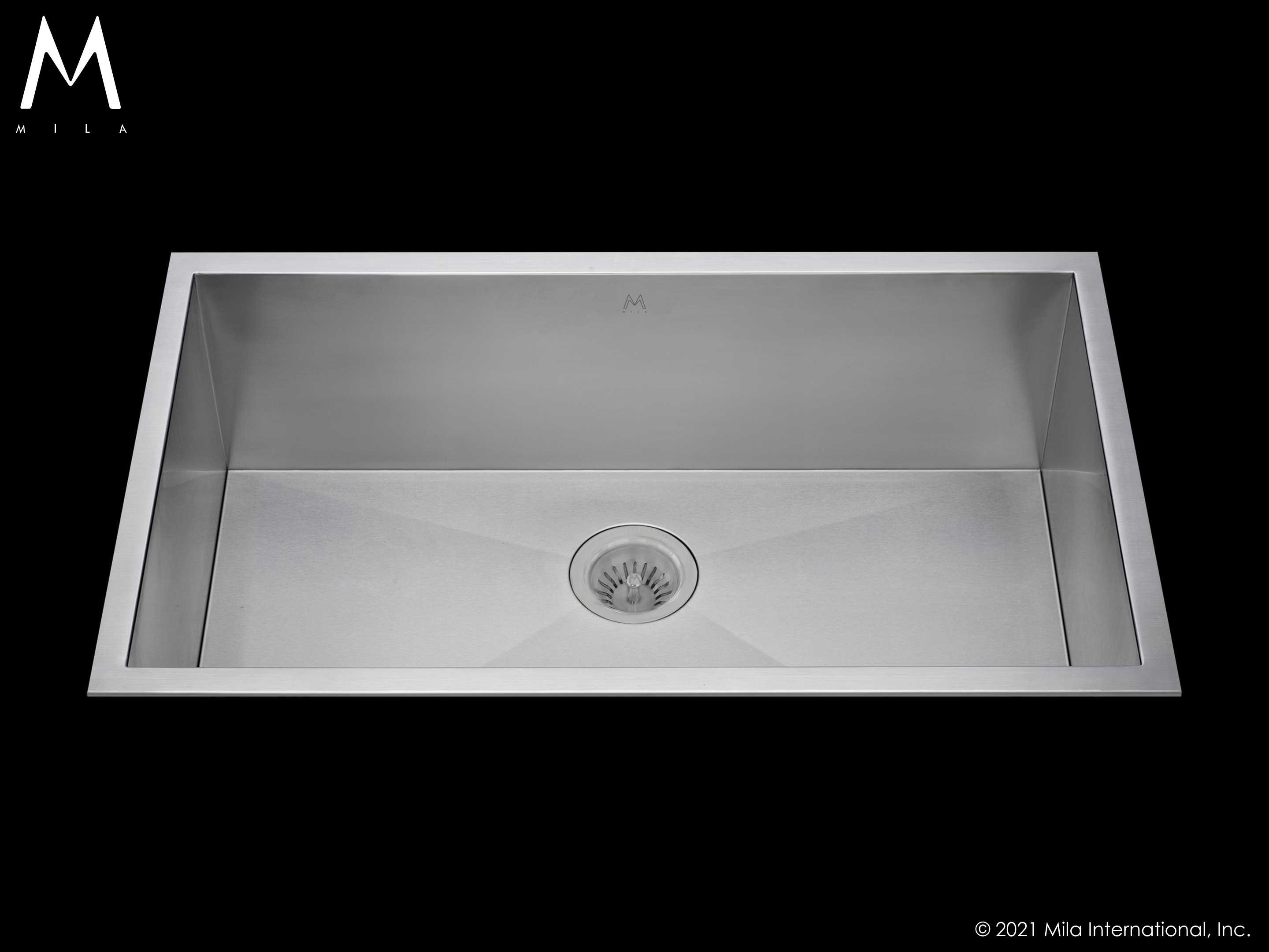 satin brushed ss kitchen sink