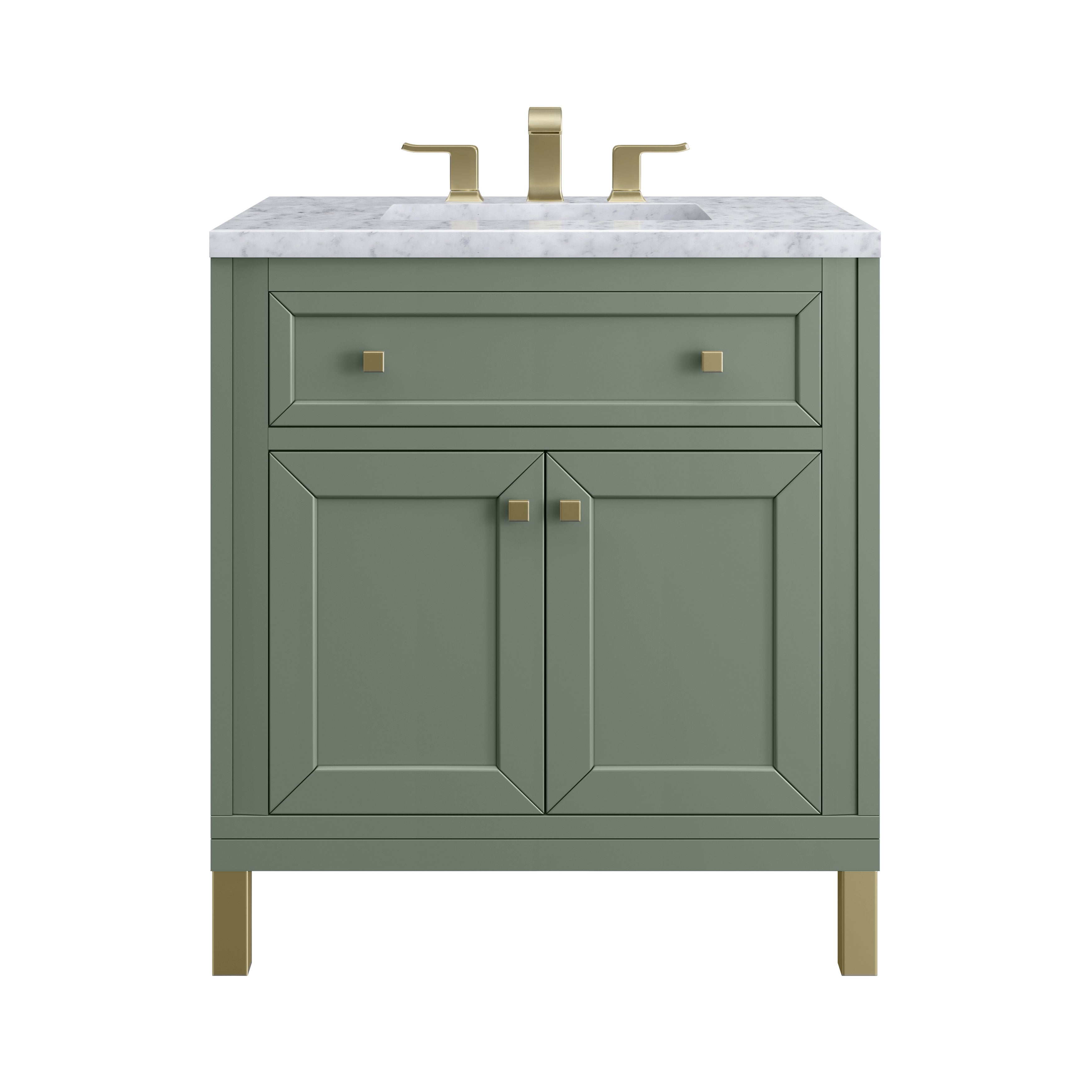 James Martin Vanities Chicago 30" Single Vanity - Smokey Celadon