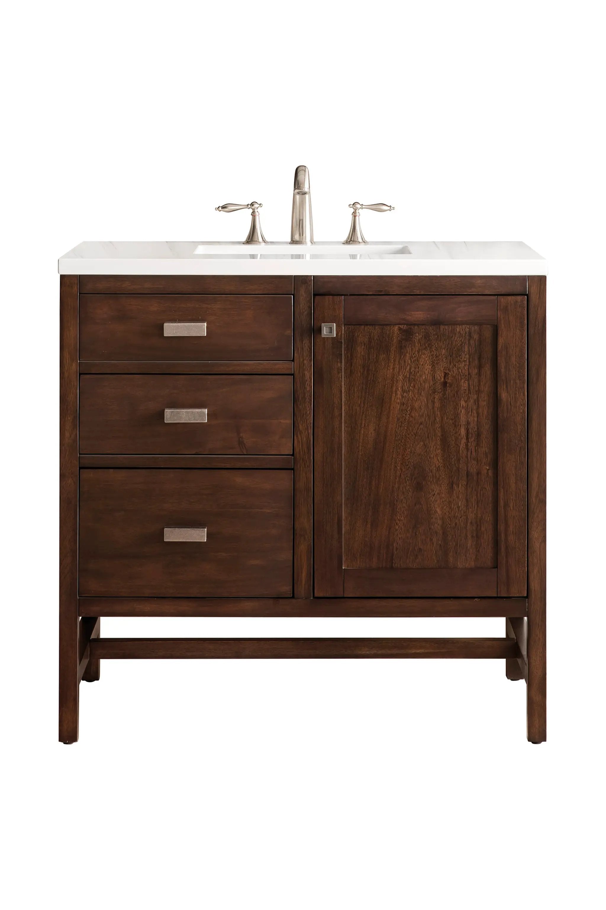 James Martin Addison 36" Single Vanity Set - Mid-Century Acacia by James Martin Vanities