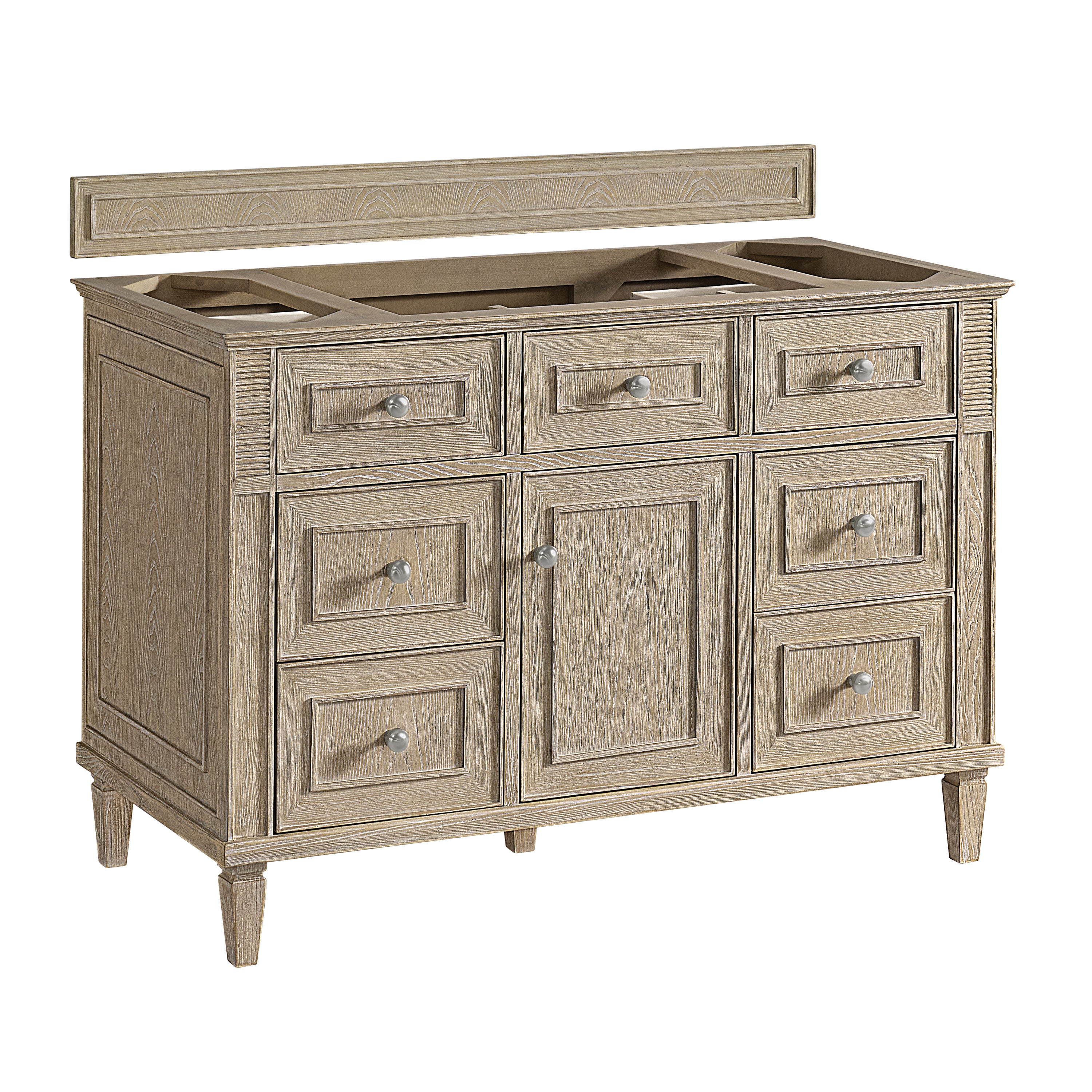 James Martin Vanities Lorelai 48" Single Vanity - Whitewashed Oak