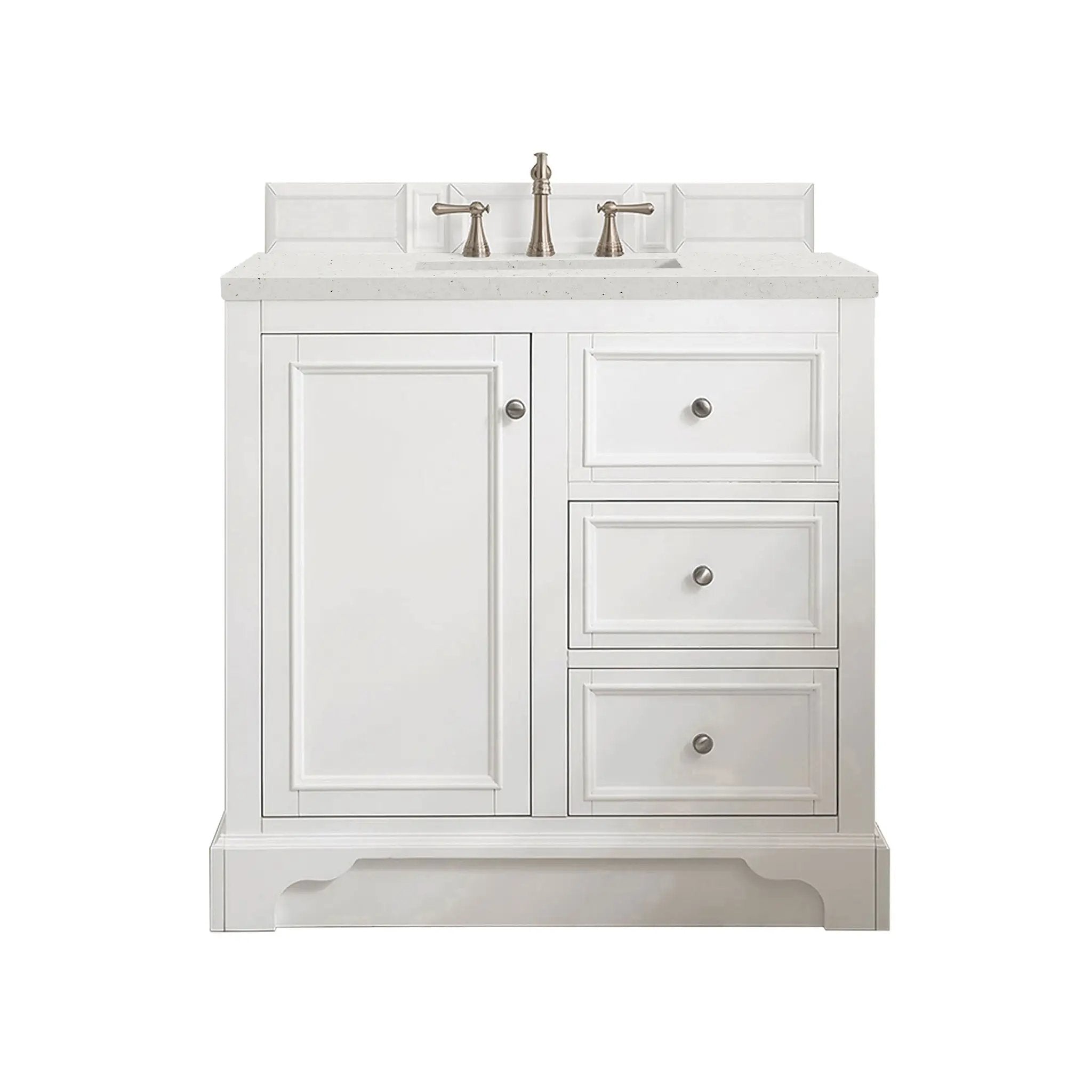 James Martin De Soto 36" Single Vanity Set - Bright White by James Martin Vanities