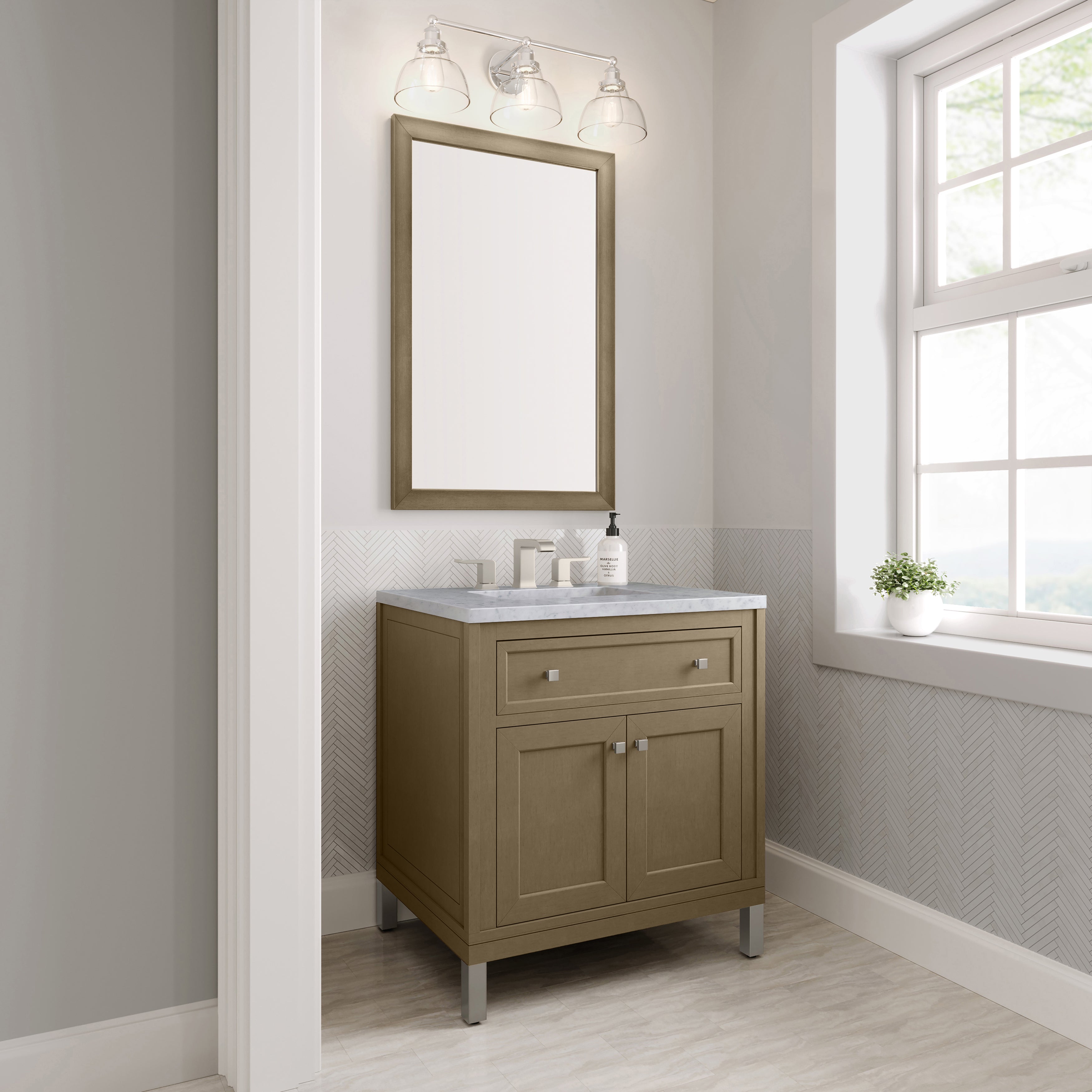 walnut whisper vanity