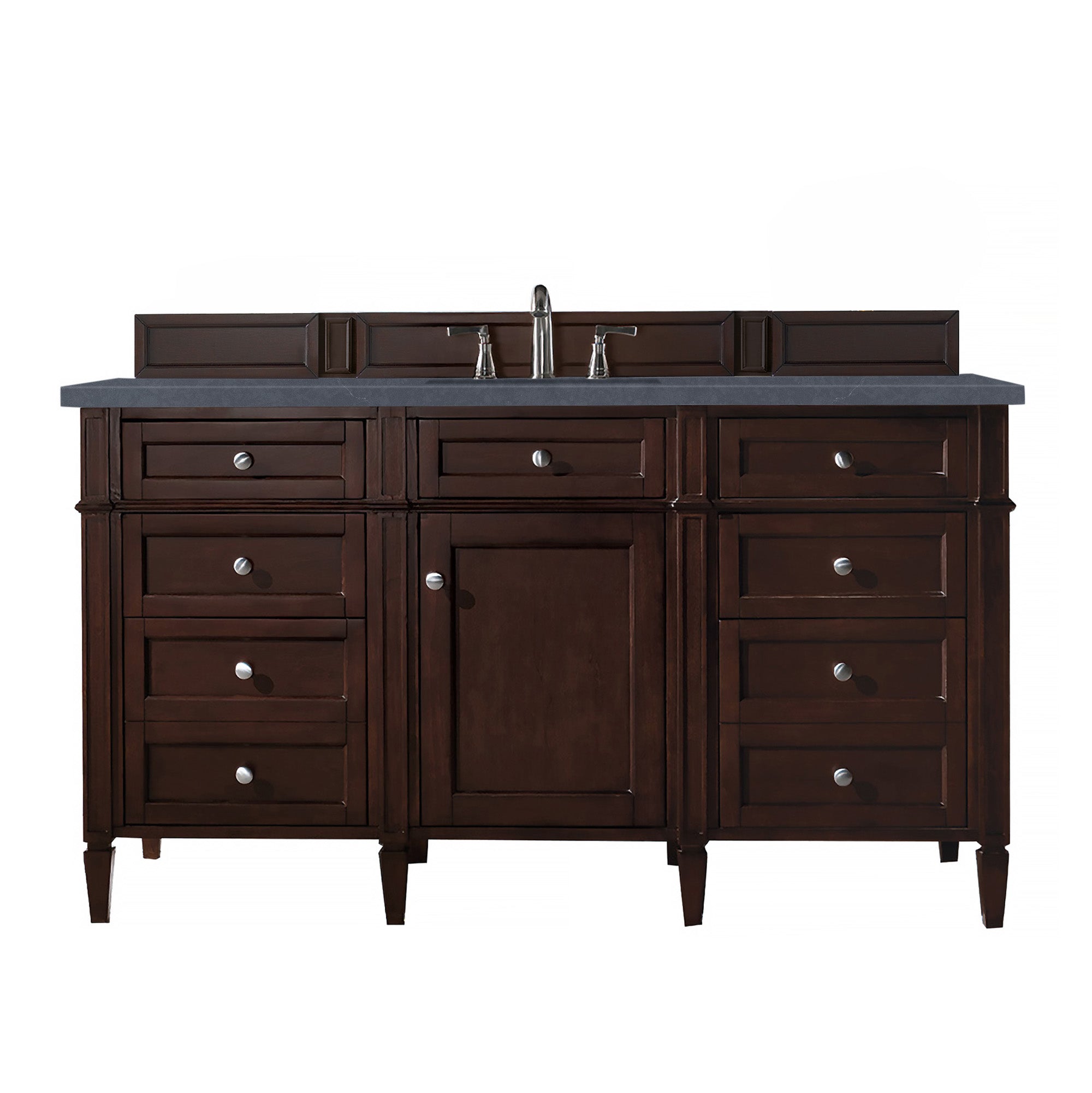 James Martin Vanities Brittany 60" Single Vanity - Burnished Mahogany