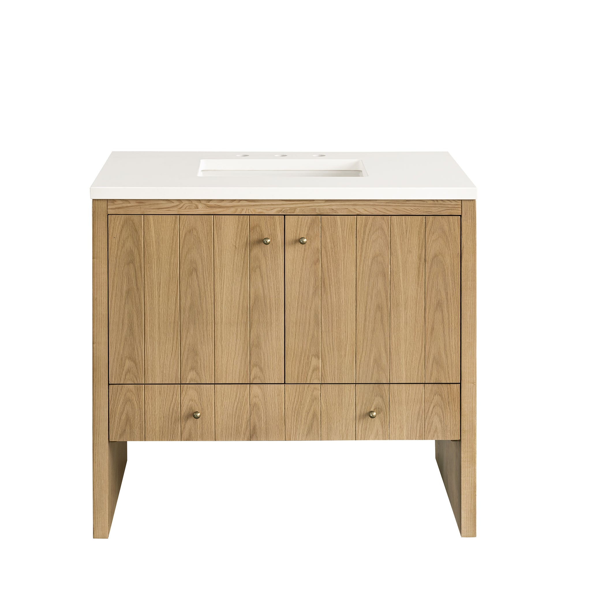 James Martin Vanities Hudson 36" Single Vanity - Light Natural Oak