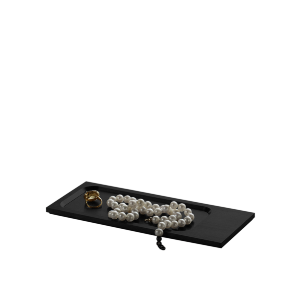 black tray