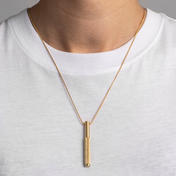 brass necklace