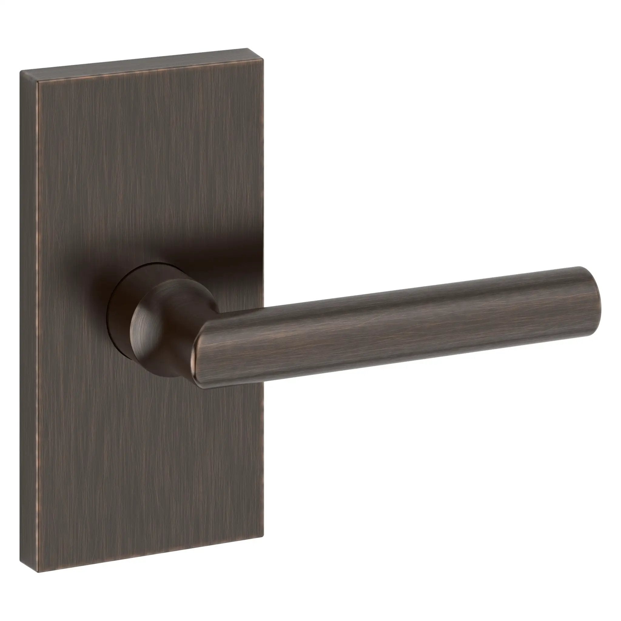 Baldwin Reserve Tube Lever and Contemporary 5" Rose by Baldwin