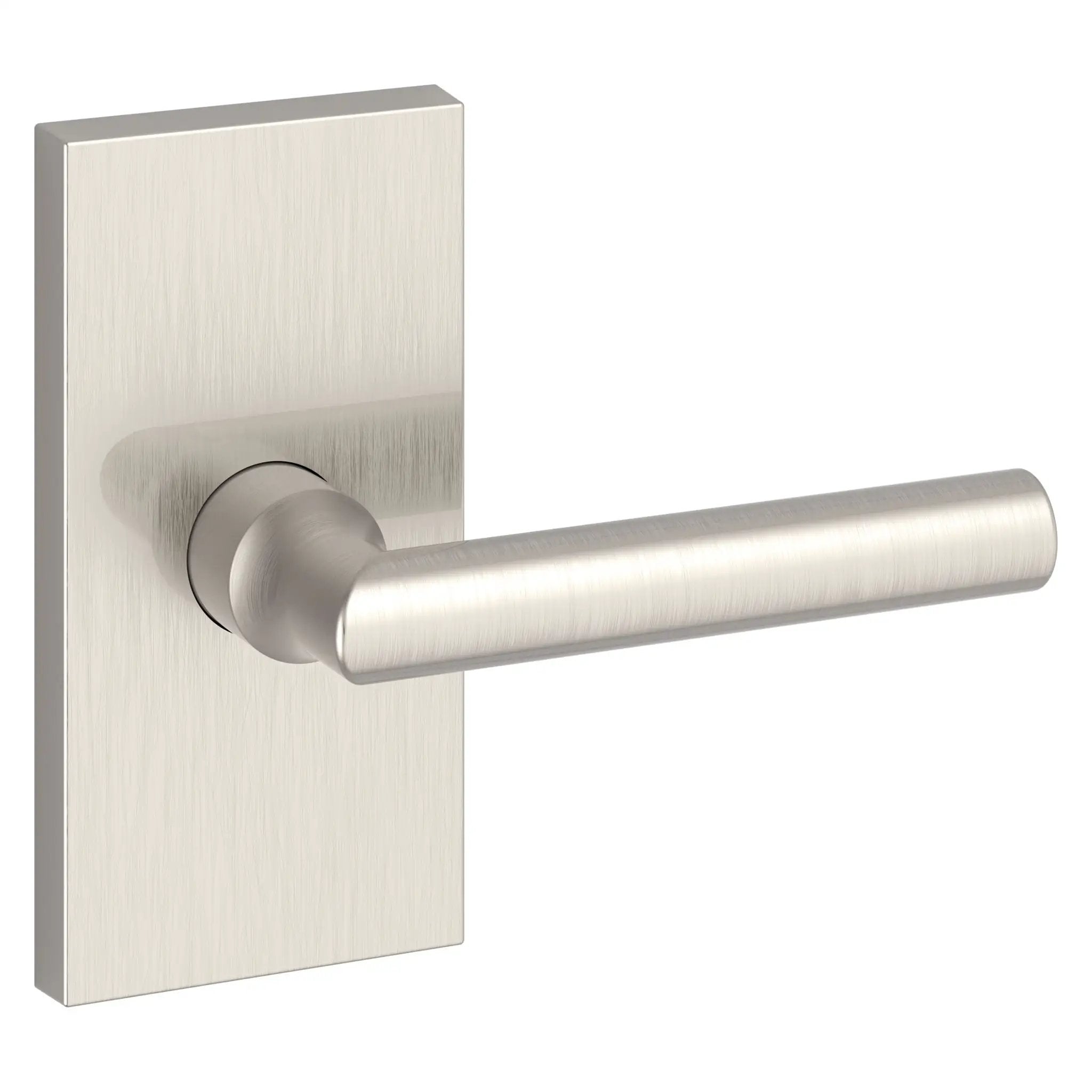 Baldwin Reserve Tube Lever and Contemporary 5" Rose by Baldwin