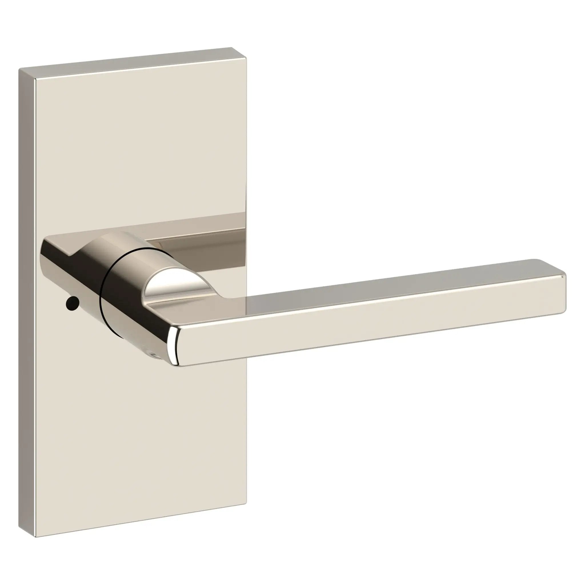 Baldwin Reserve Square Lever and Contemporary 5" Rose by Baldwin