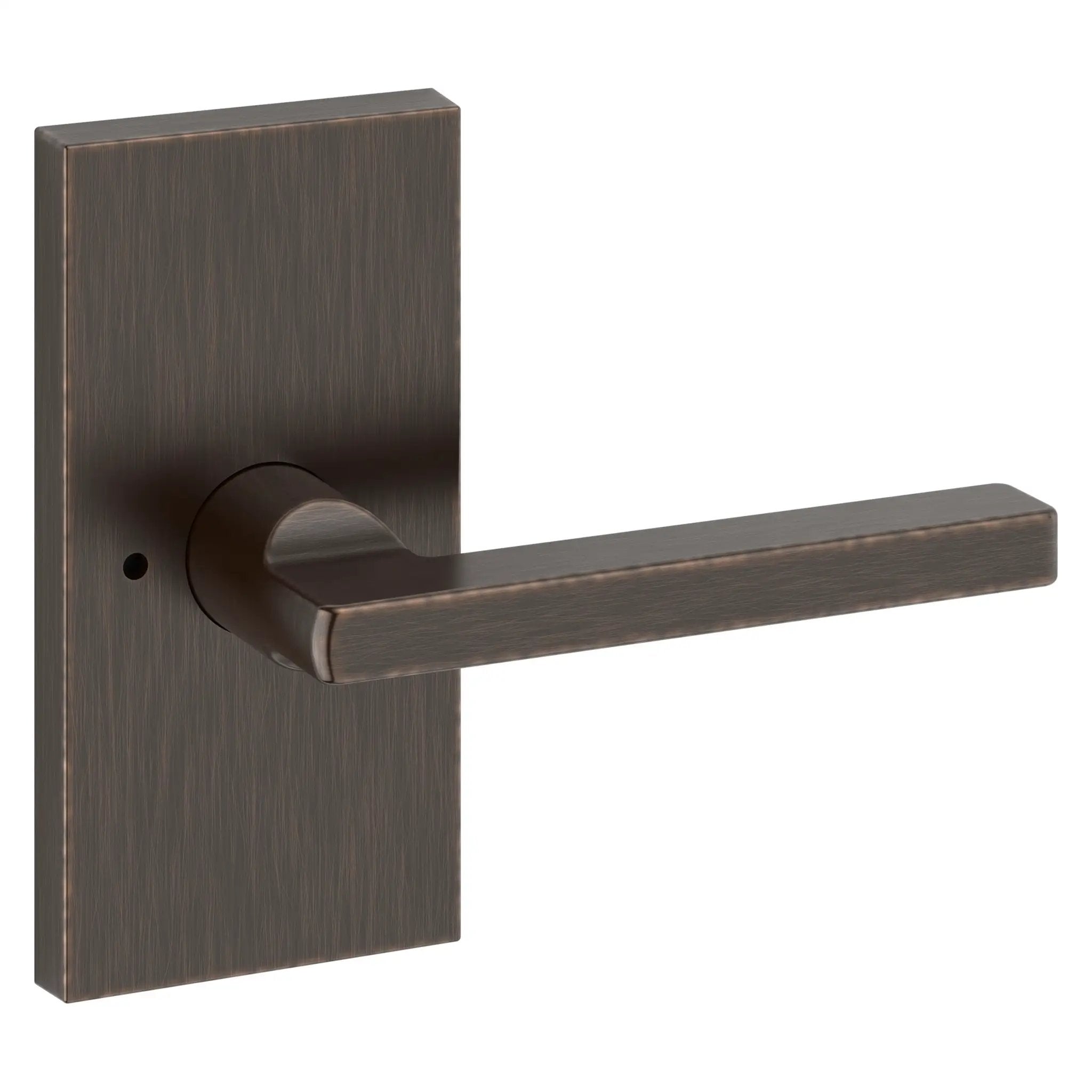 Baldwin Reserve Square Lever and Contemporary 5" Rose by Baldwin