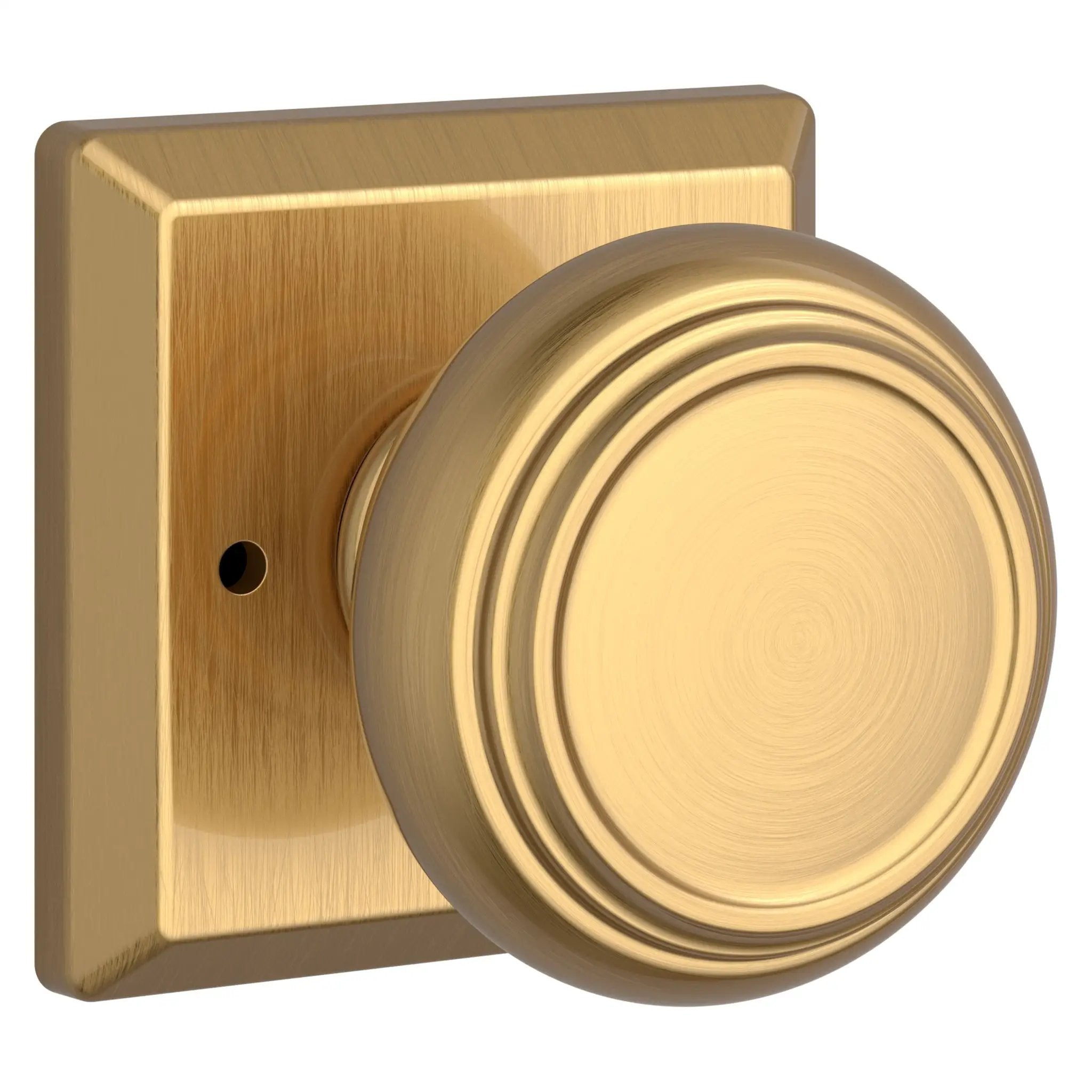 Baldwin Reserve Traditional Knob and Square Rose by Baldwin